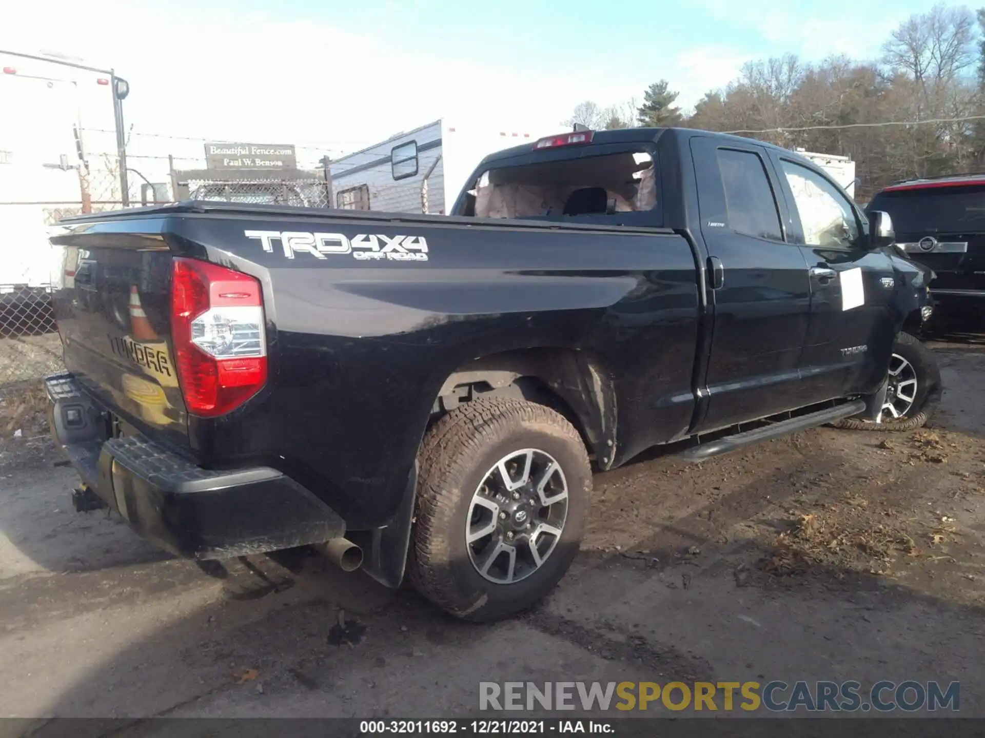 4 Фотография поврежденного автомобиля 5TFBY5F15LX921883 TOYOTA TUNDRA 4WD 2020