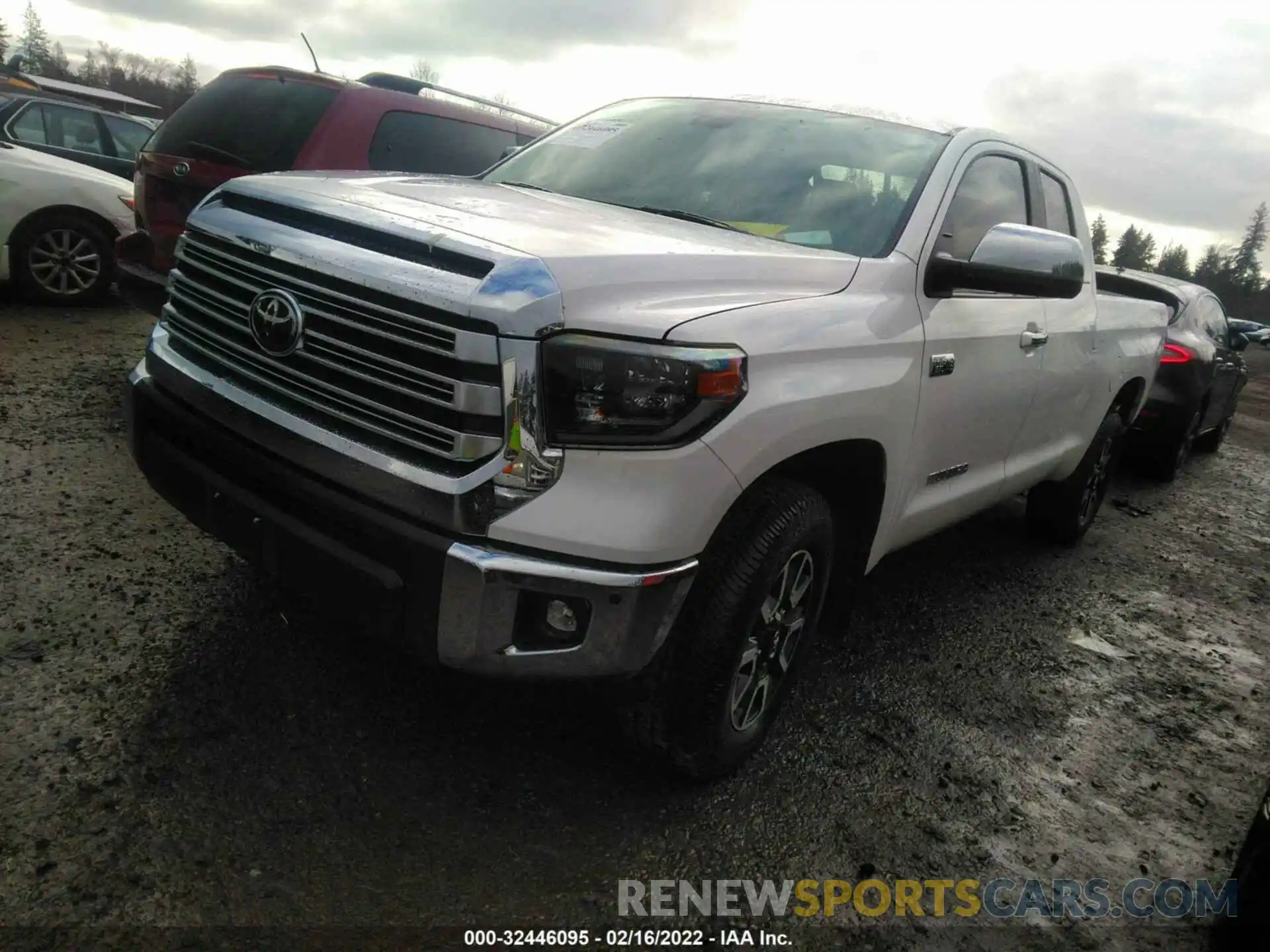 2 Photograph of a damaged car 5TFBY5F16LX888652 TOYOTA TUNDRA 4WD 2020