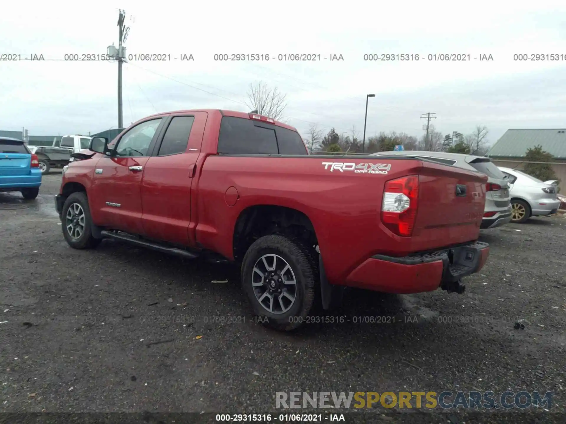 3 Photograph of a damaged car 5TFBY5F19LX880190 TOYOTA TUNDRA 4WD 2020