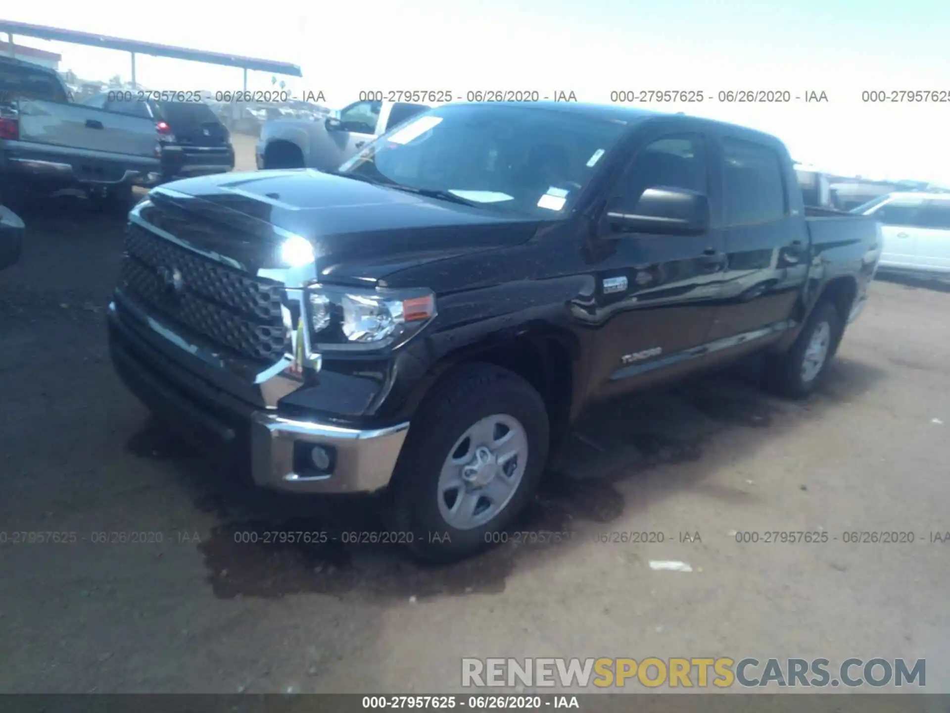 2 Photograph of a damaged car 5TFDY5F10LX883942 TOYOTA TUNDRA 4WD 2020