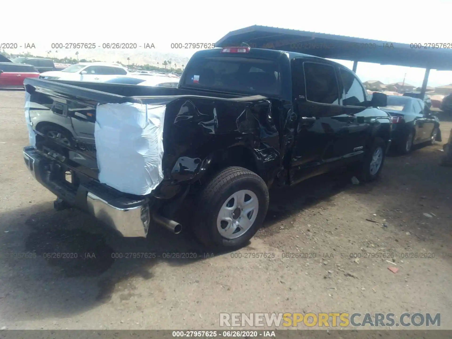 4 Photograph of a damaged car 5TFDY5F10LX883942 TOYOTA TUNDRA 4WD 2020