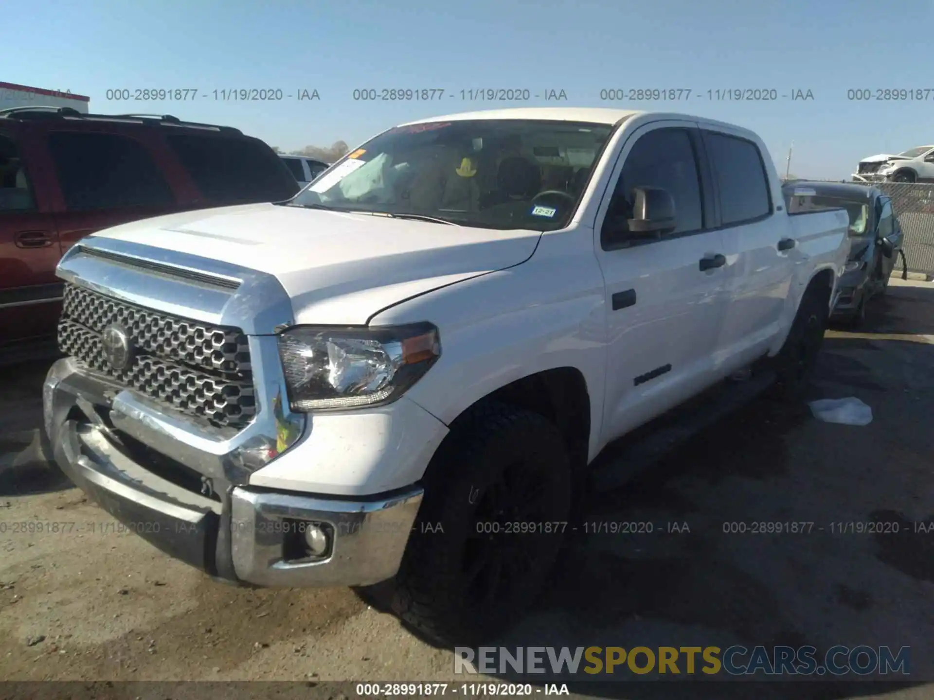 2 Photograph of a damaged car 5TFDY5F10LX887540 TOYOTA TUNDRA 4WD 2020