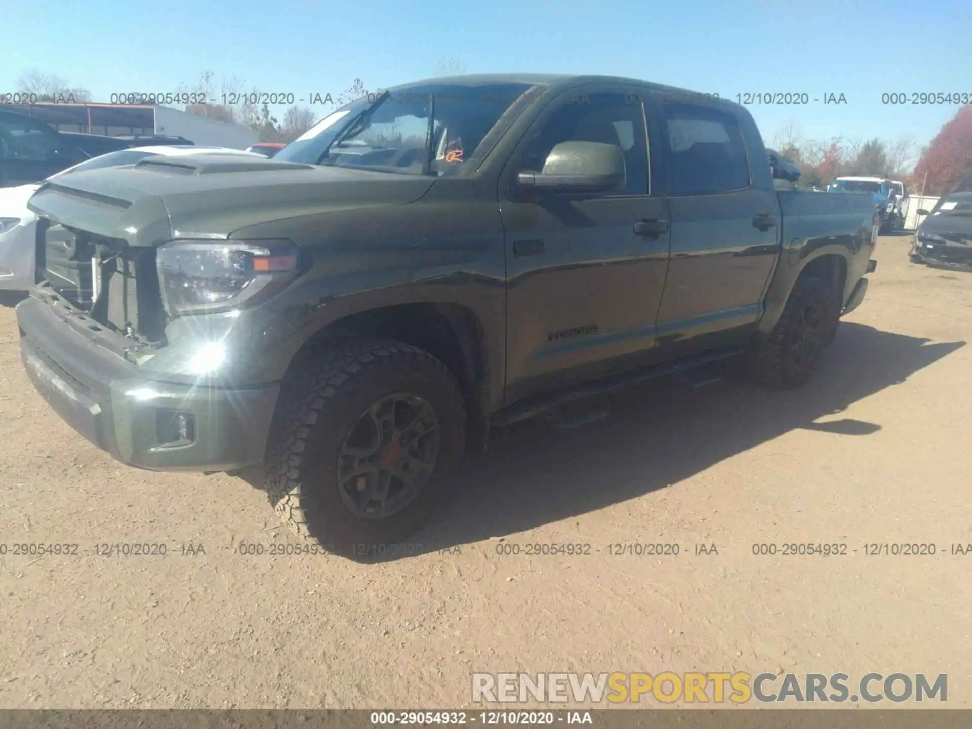 2 Photograph of a damaged car 5TFDY5F10LX893712 TOYOTA TUNDRA 4WD 2020