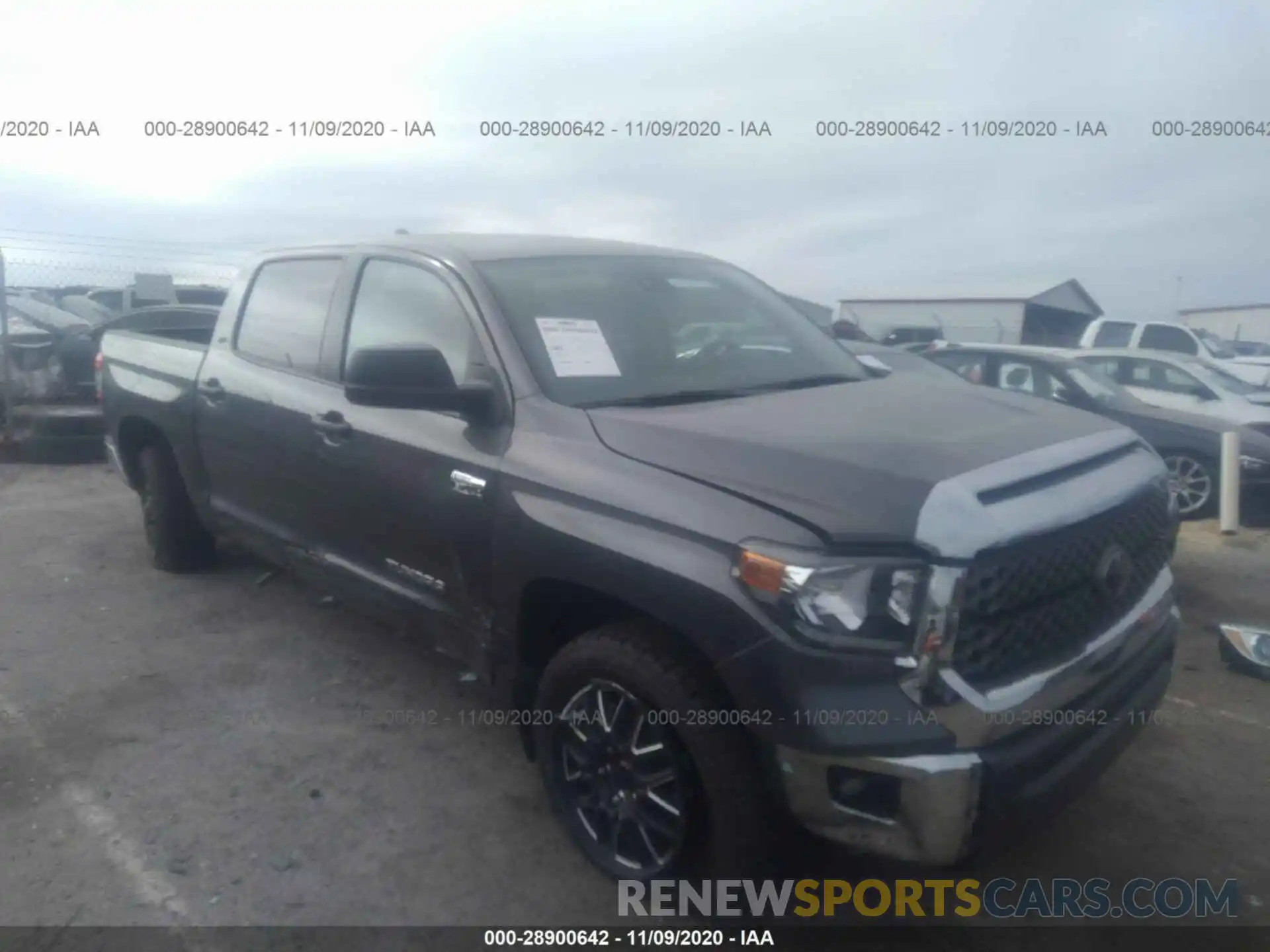 1 Photograph of a damaged car 5TFDY5F10LX926594 TOYOTA TUNDRA 4WD 2020