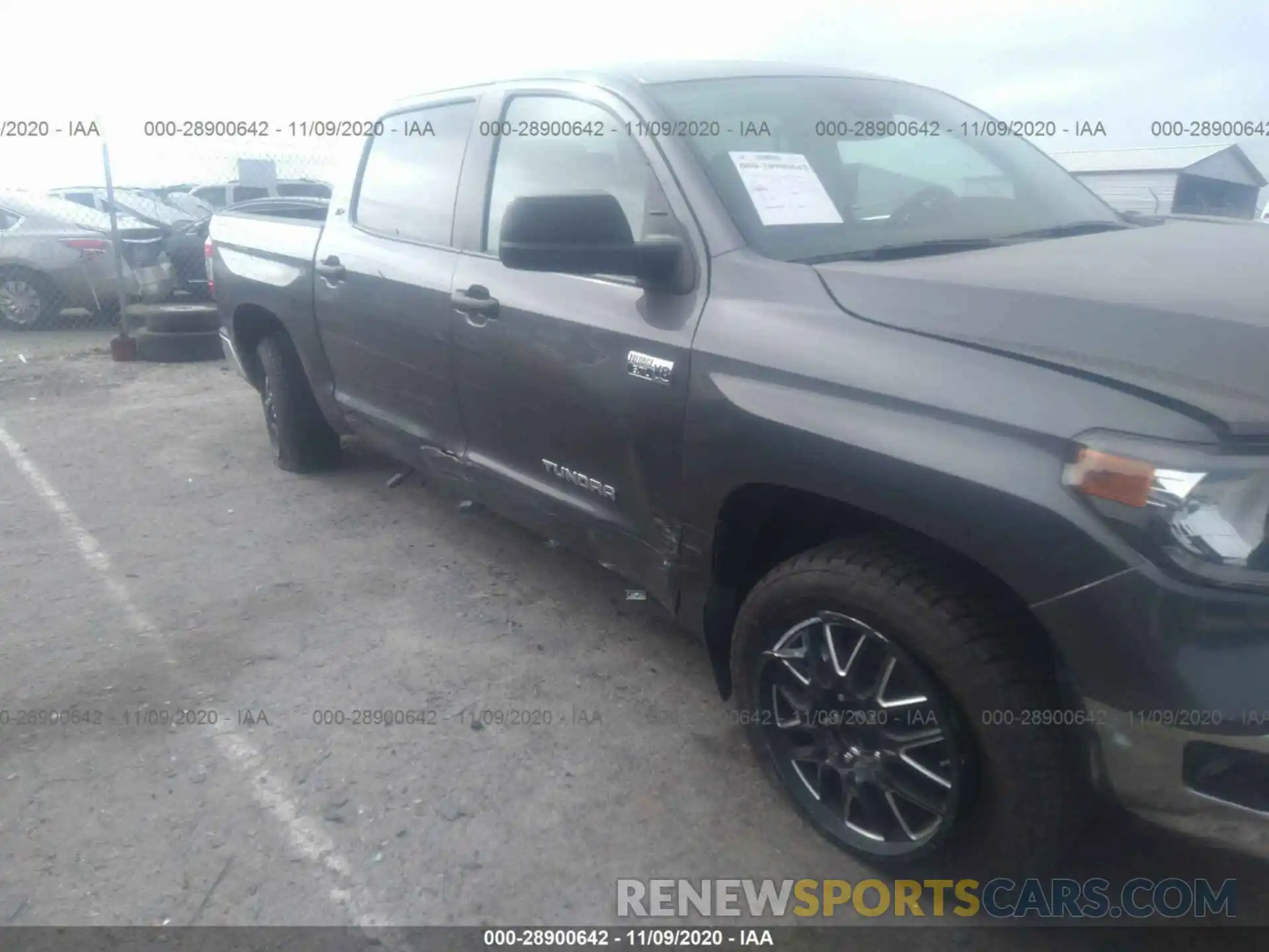 6 Photograph of a damaged car 5TFDY5F10LX926594 TOYOTA TUNDRA 4WD 2020