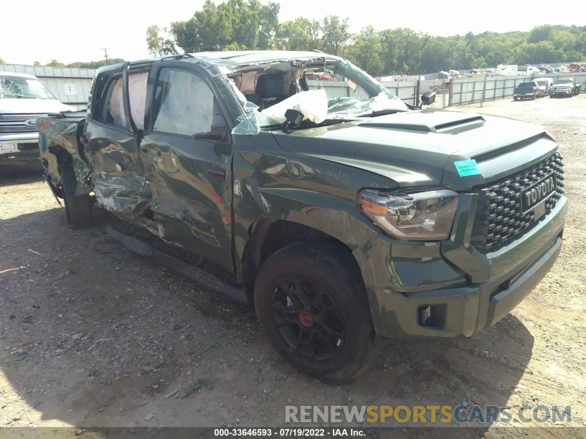 1 Photograph of a damaged car 5TFDY5F10LX926823 TOYOTA TUNDRA 4WD 2020