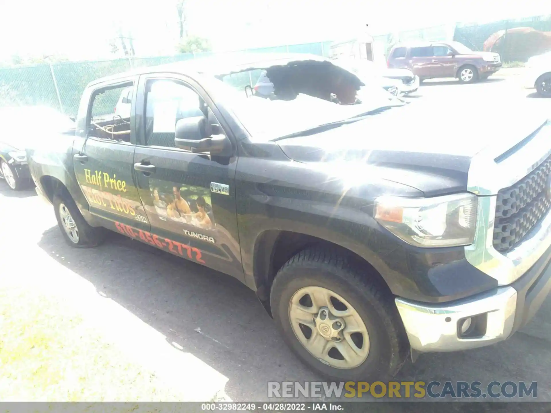 1 Photograph of a damaged car 5TFDY5F10LX927163 TOYOTA TUNDRA 4WD 2020