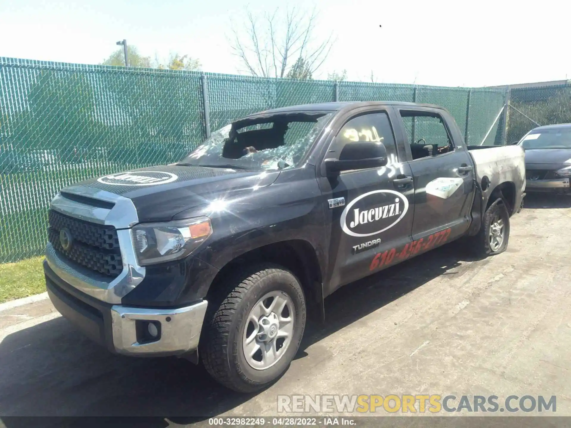 2 Photograph of a damaged car 5TFDY5F10LX927163 TOYOTA TUNDRA 4WD 2020