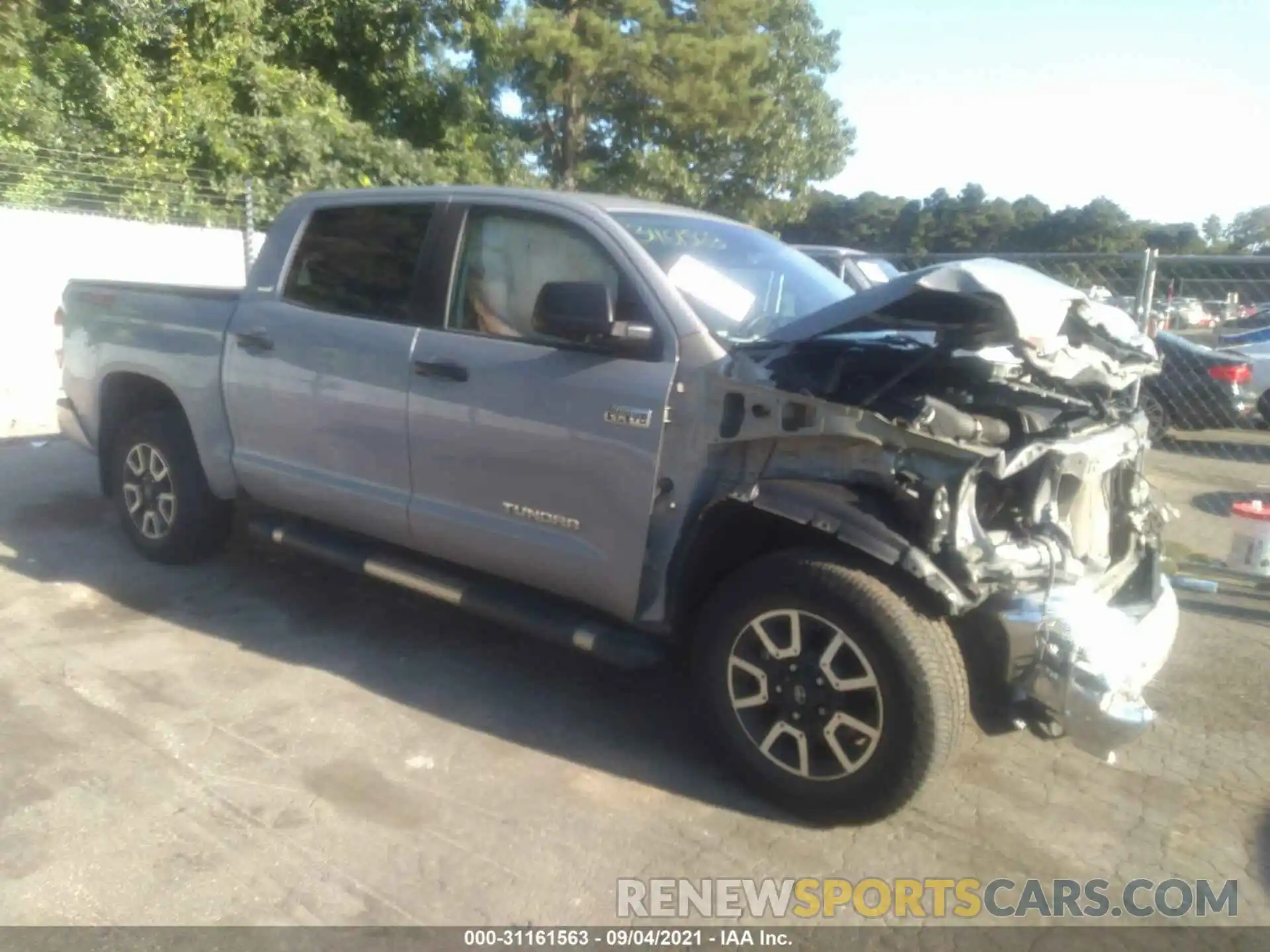 1 Photograph of a damaged car 5TFDY5F10LX927244 TOYOTA TUNDRA 4WD 2020