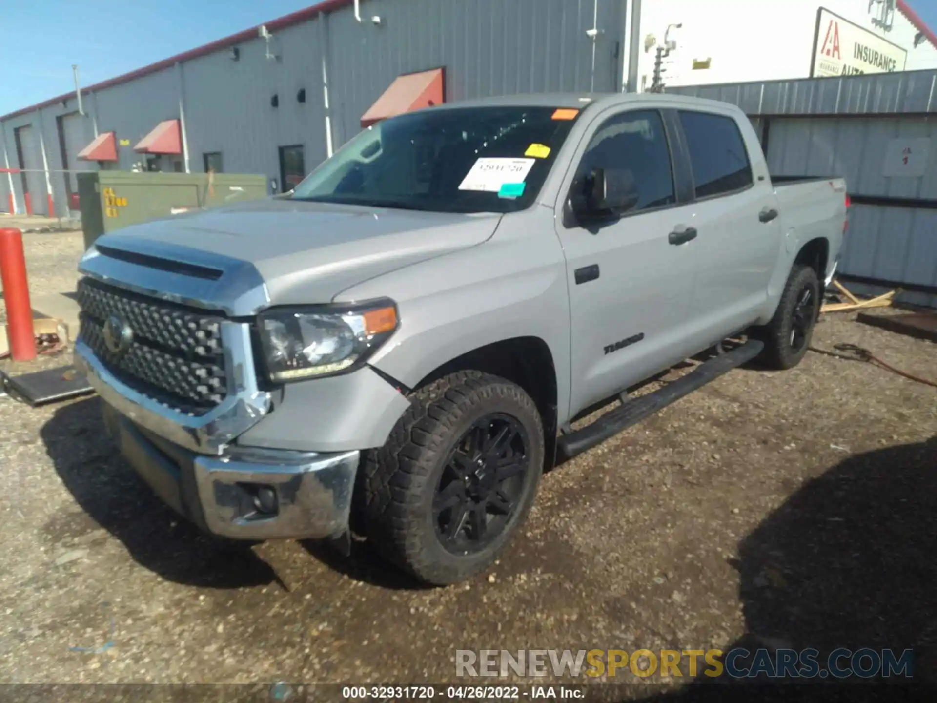 2 Photograph of a damaged car 5TFDY5F10LX936154 TOYOTA TUNDRA 4WD 2020