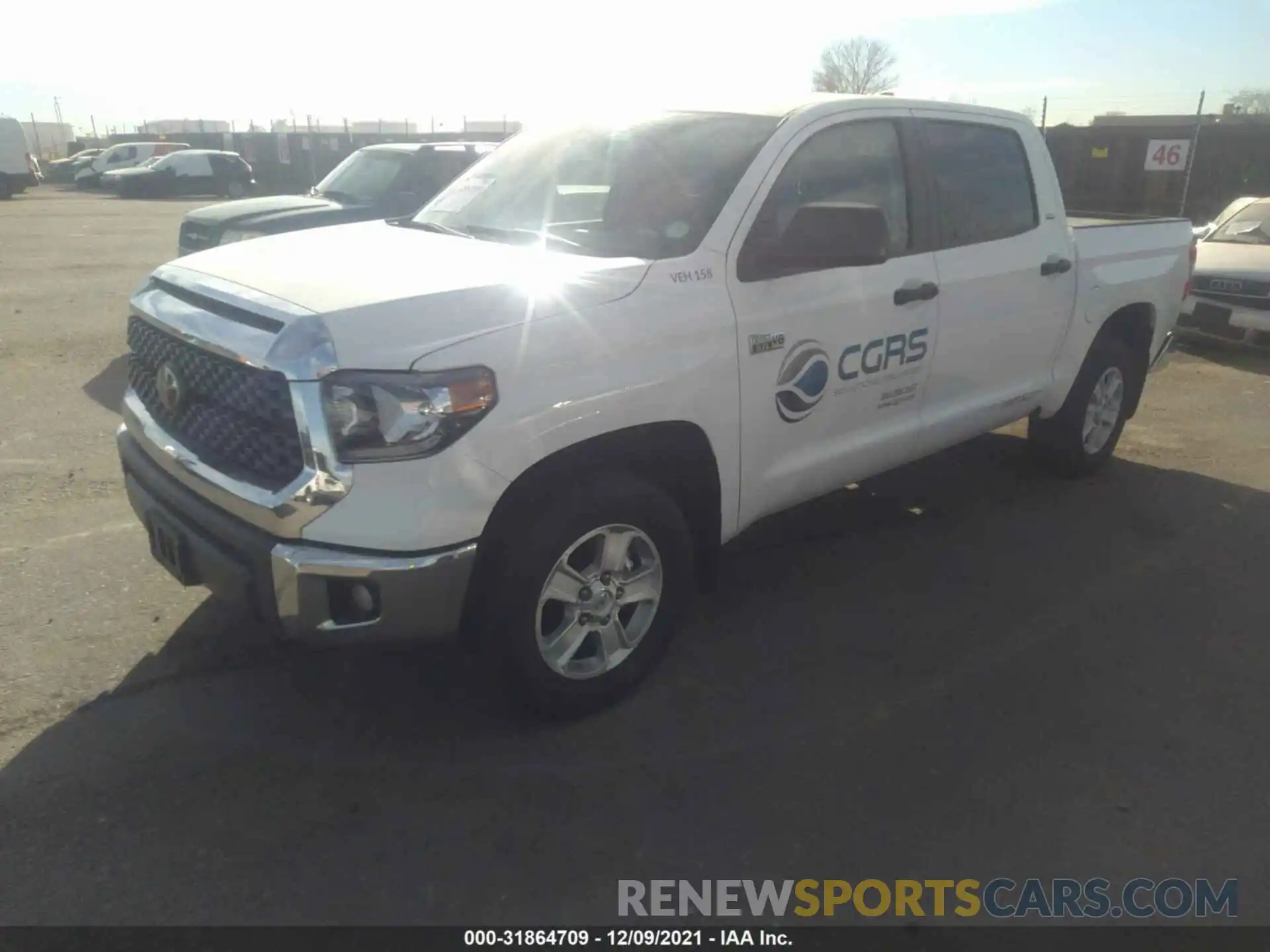 2 Photograph of a damaged car 5TFDY5F10LX938230 TOYOTA TUNDRA 4WD 2020