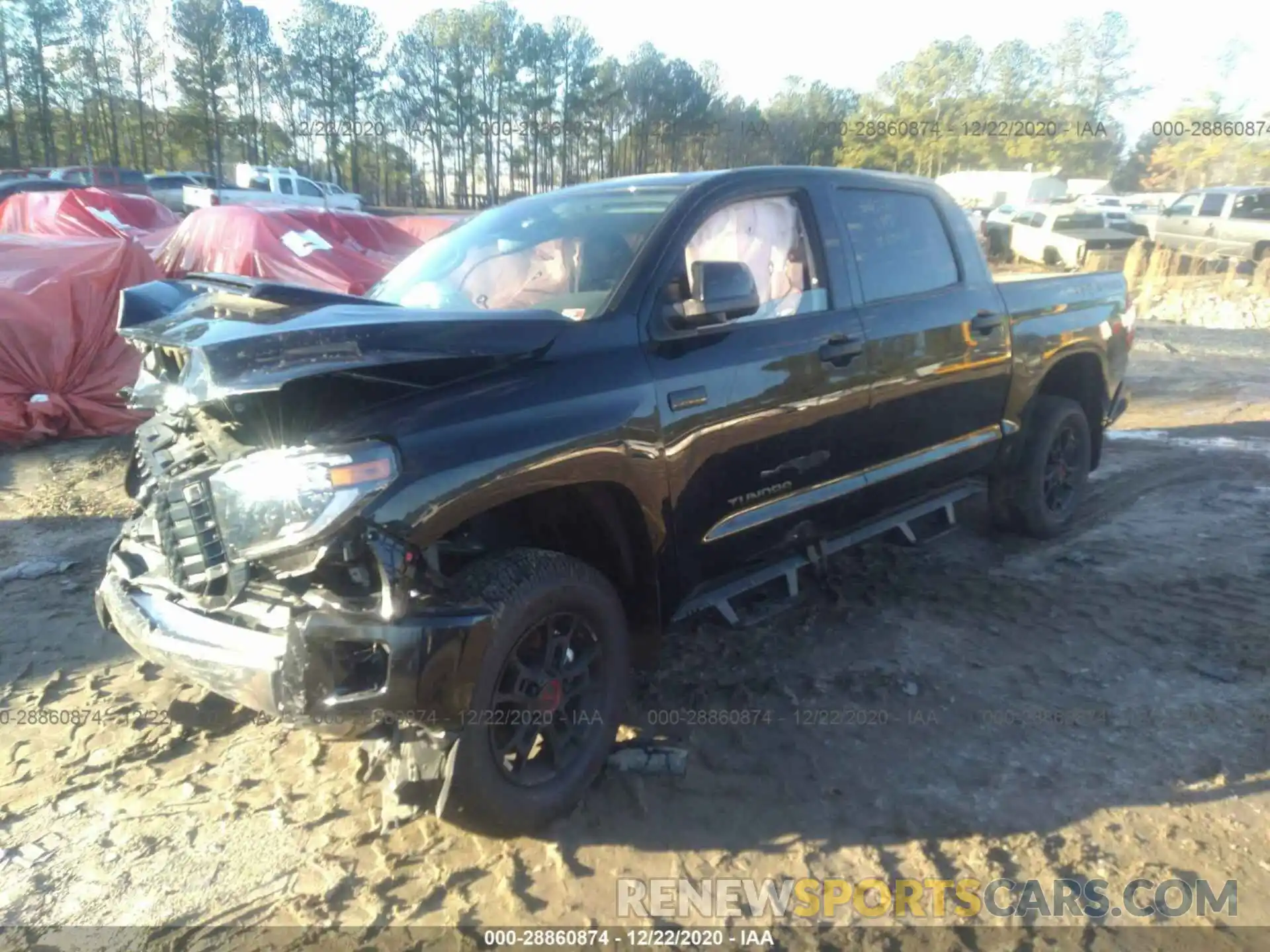 2 Photograph of a damaged car 5TFDY5F10LX942035 TOYOTA TUNDRA 4WD 2020