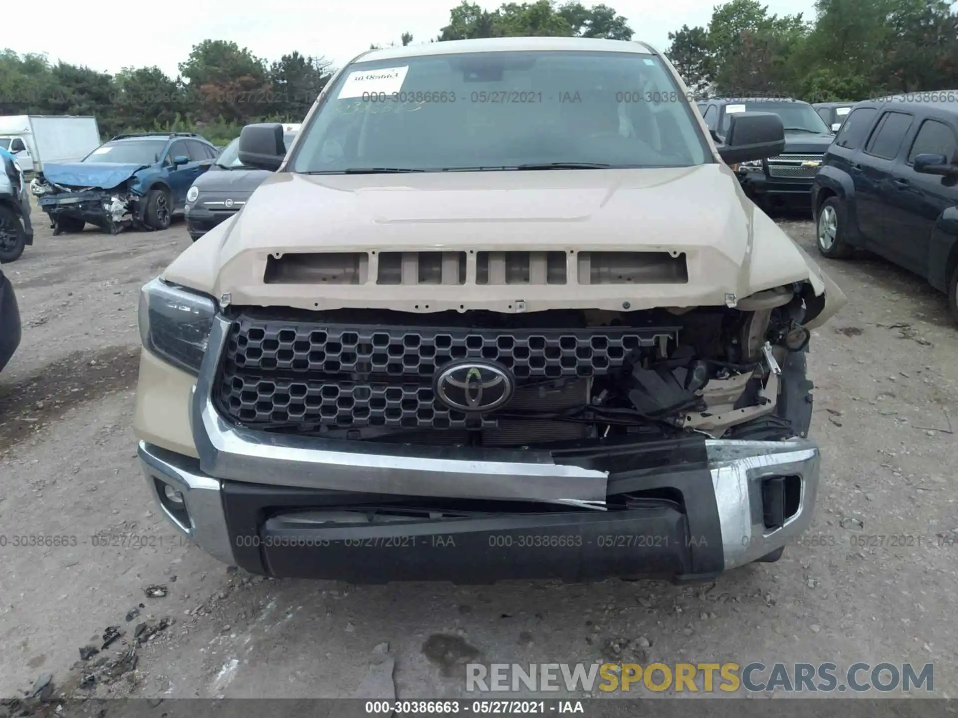 6 Photograph of a damaged car 5TFDY5F11LX872268 TOYOTA TUNDRA 4WD 2020