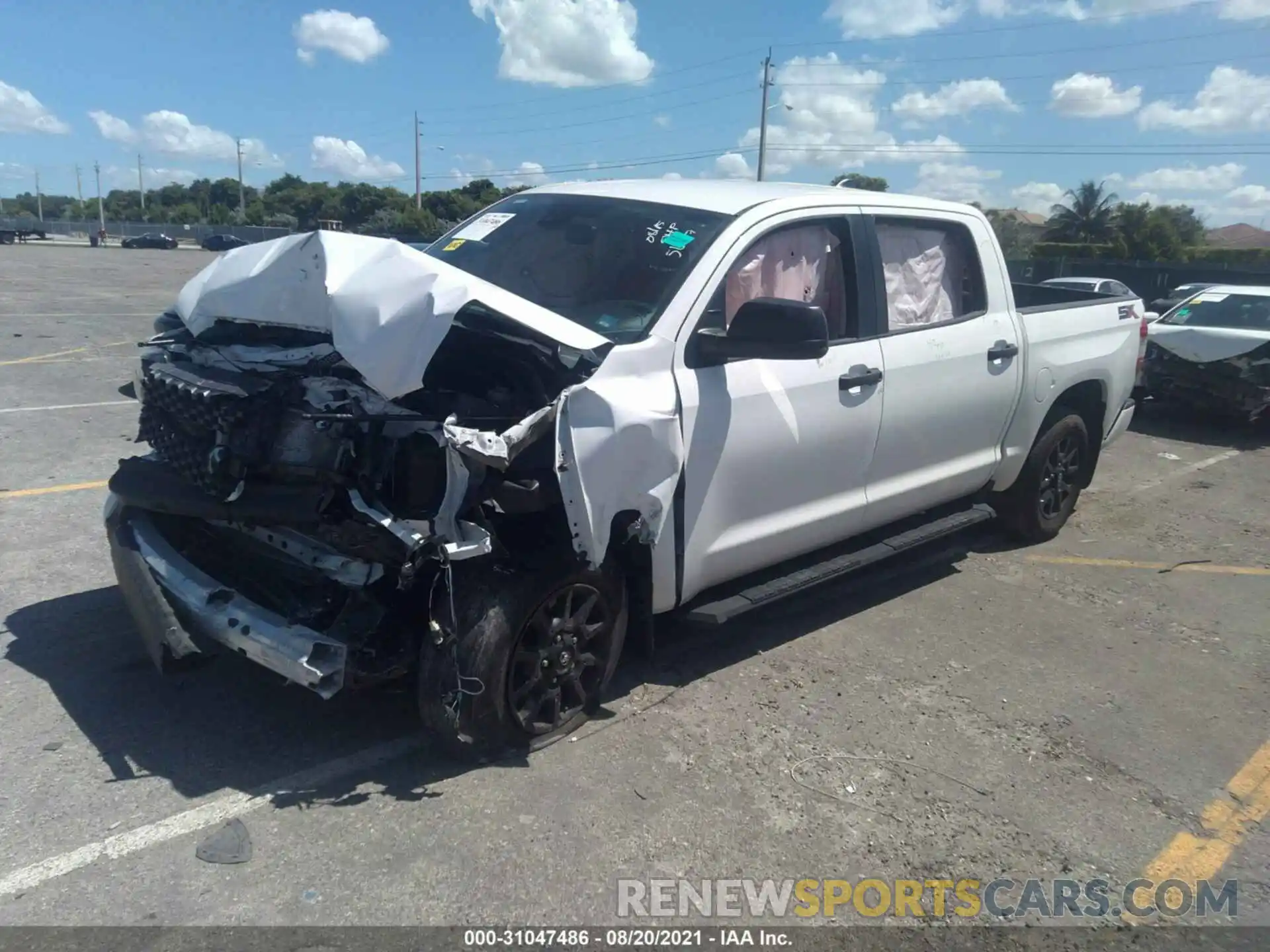 2 Photograph of a damaged car 5TFDY5F11LX895677 TOYOTA TUNDRA 4WD 2020