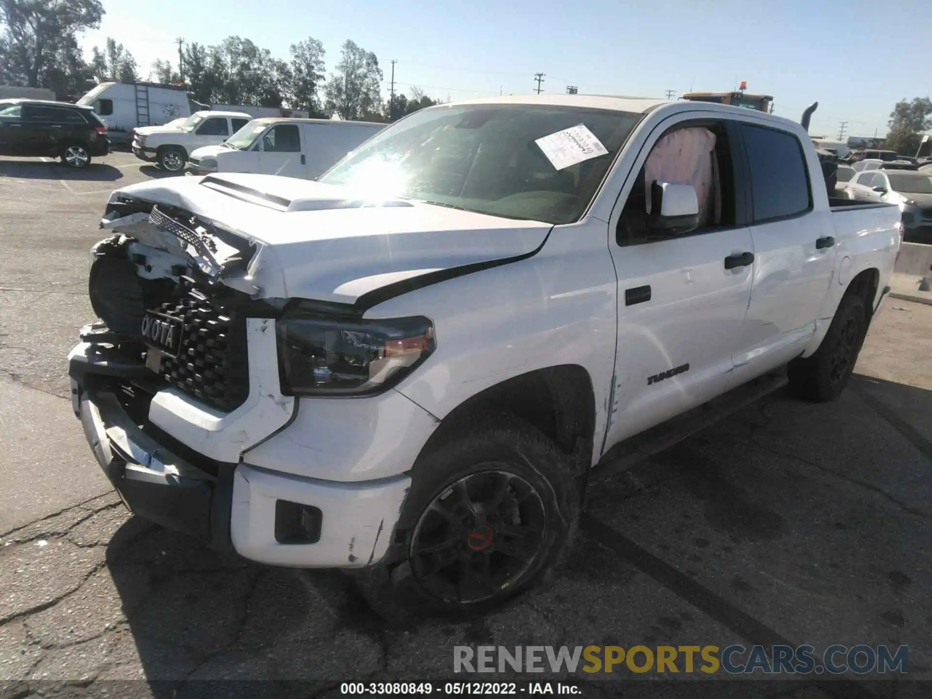 2 Photograph of a damaged car 5TFDY5F11LX896246 TOYOTA TUNDRA 4WD 2020