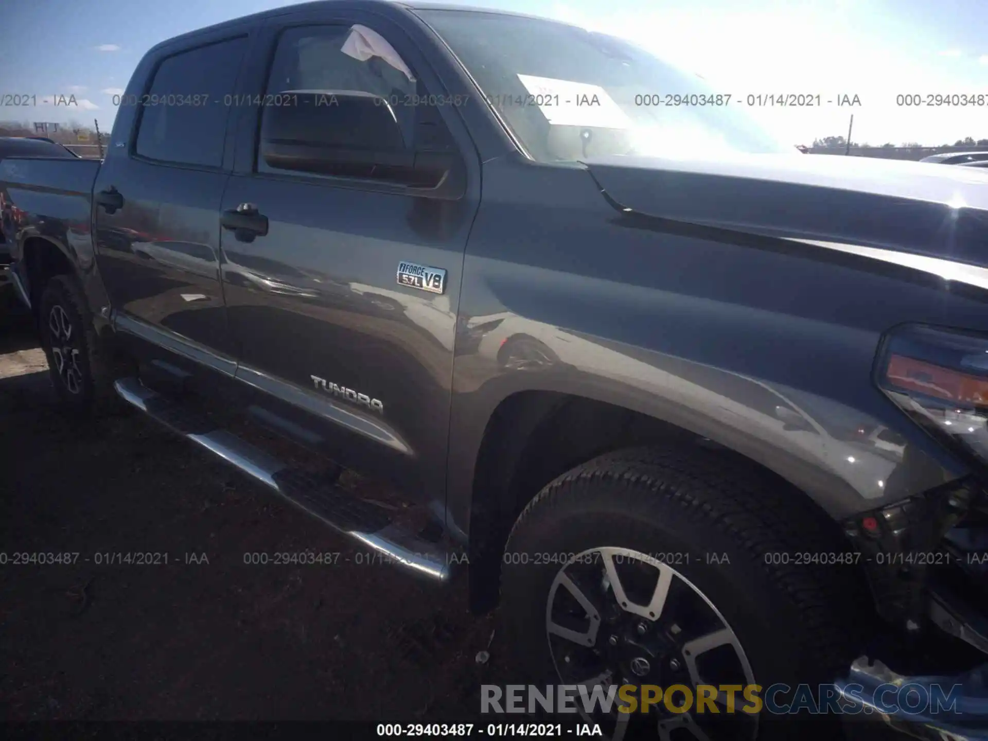 1 Photograph of a damaged car 5TFDY5F11LX914163 TOYOTA TUNDRA 4WD 2020