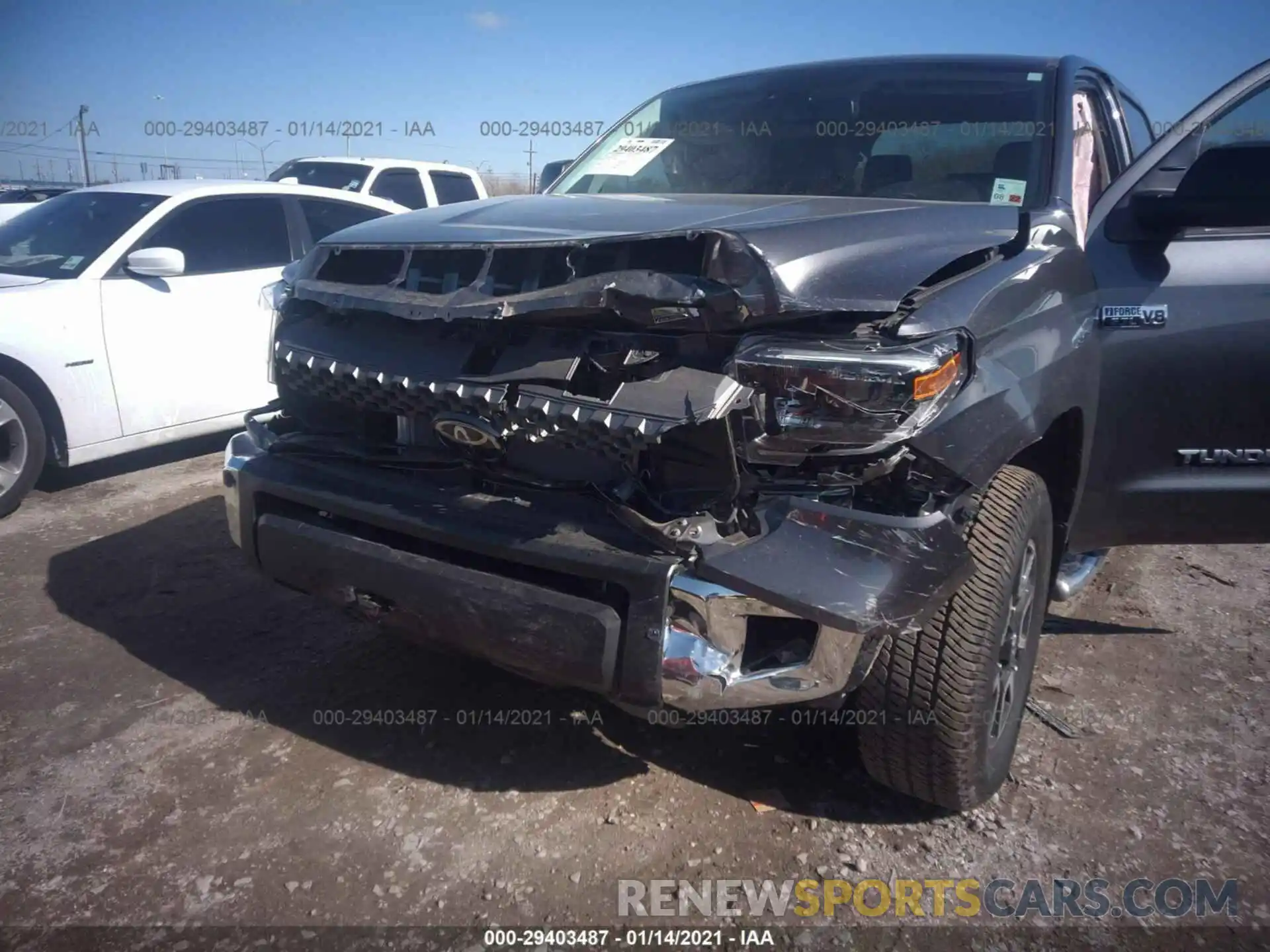 6 Photograph of a damaged car 5TFDY5F11LX914163 TOYOTA TUNDRA 4WD 2020