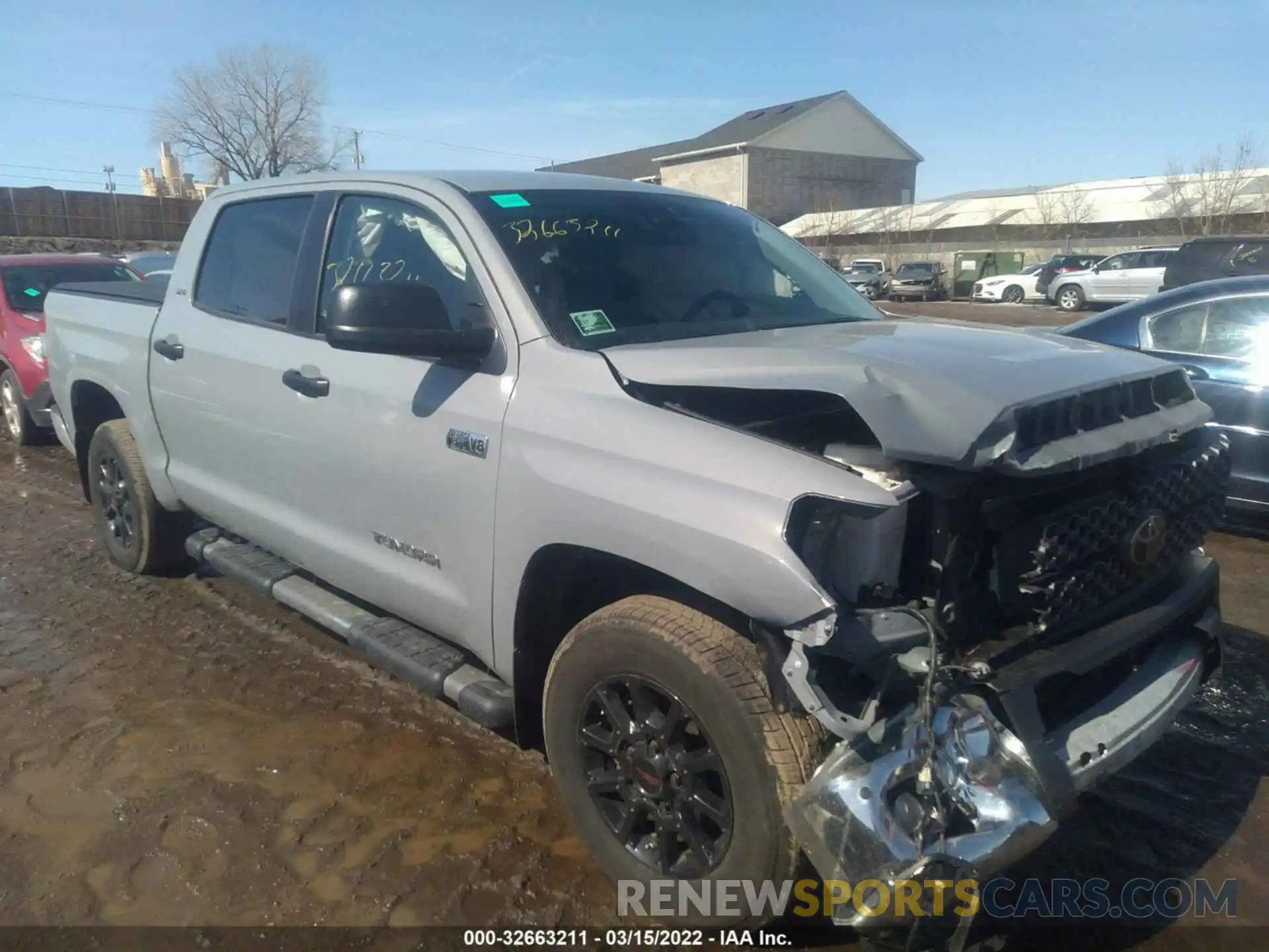 1 Photograph of a damaged car 5TFDY5F11LX938155 TOYOTA TUNDRA 4WD 2020