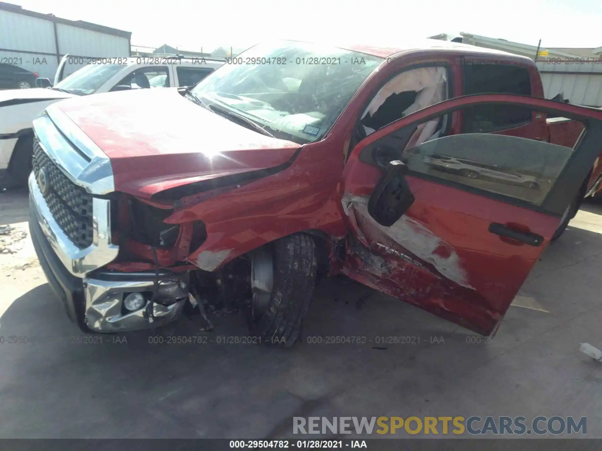 6 Photograph of a damaged car 5TFDY5F11LX953139 TOYOTA TUNDRA 4WD 2020