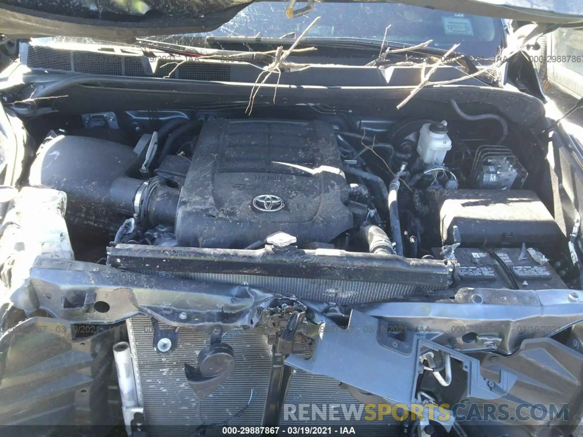 10 Photograph of a damaged car 5TFDY5F11LX954677 TOYOTA TUNDRA 4WD 2020