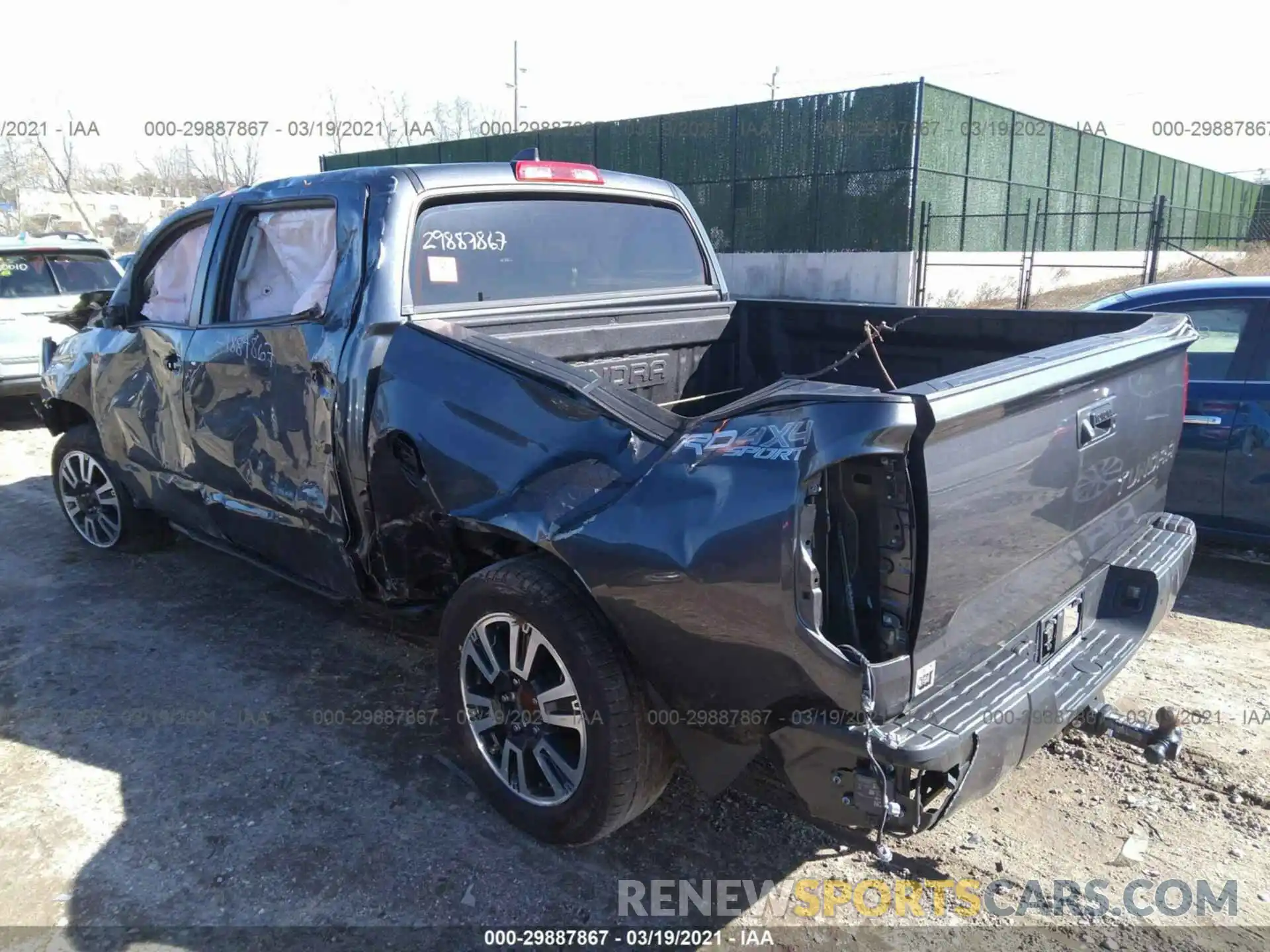 3 Photograph of a damaged car 5TFDY5F11LX954677 TOYOTA TUNDRA 4WD 2020