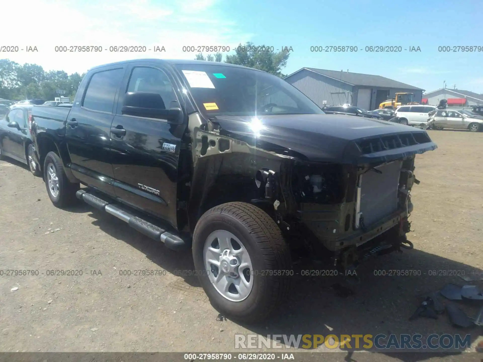 1 Photograph of a damaged car 5TFDY5F12LX894571 TOYOTA TUNDRA 4WD 2020