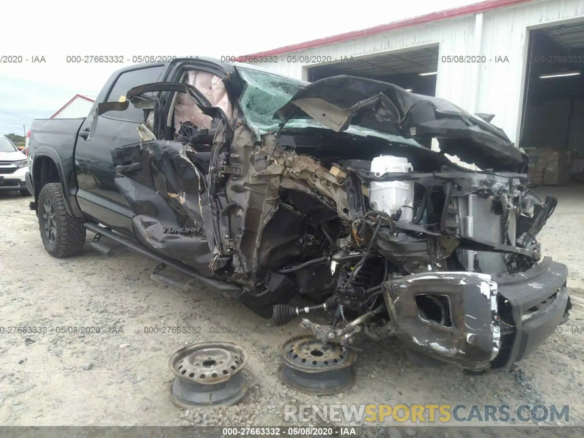 1 Photograph of a damaged car 5TFDY5F12LX909232 TOYOTA TUNDRA 4WD 2020