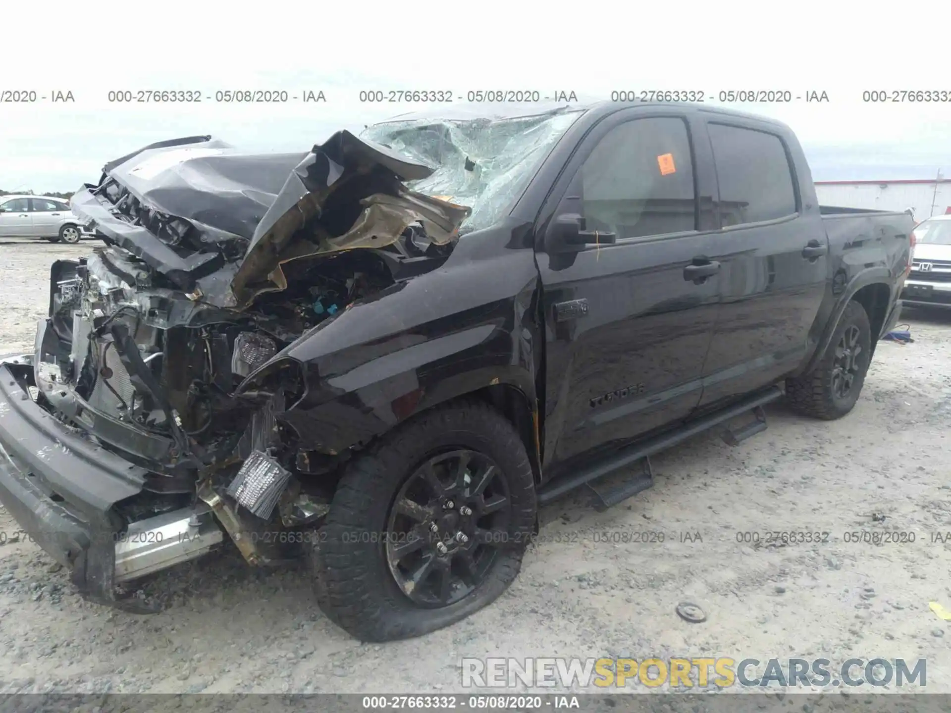 2 Фотография поврежденного автомобиля 5TFDY5F12LX909232 TOYOTA TUNDRA 4WD 2020