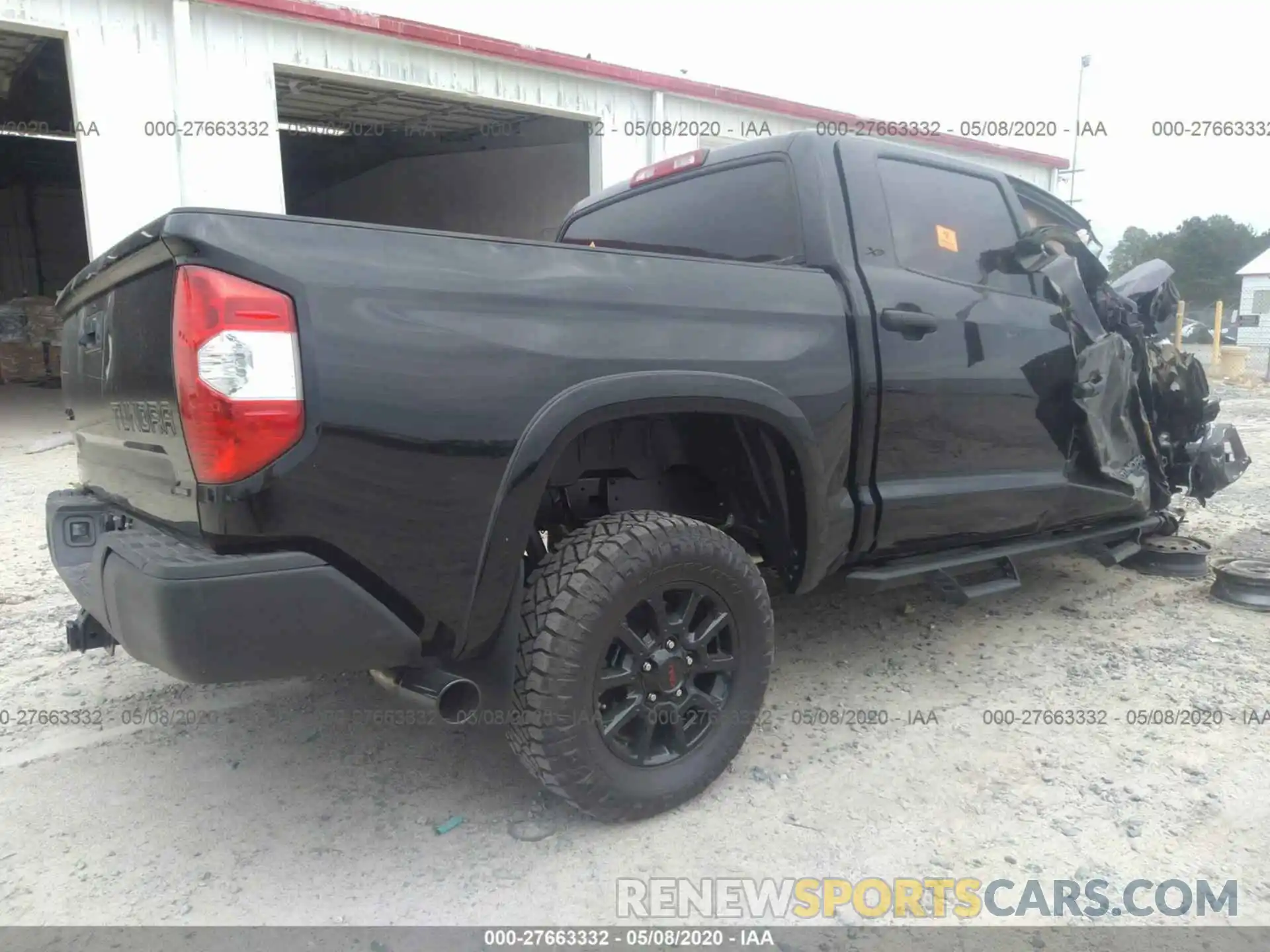 4 Photograph of a damaged car 5TFDY5F12LX909232 TOYOTA TUNDRA 4WD 2020