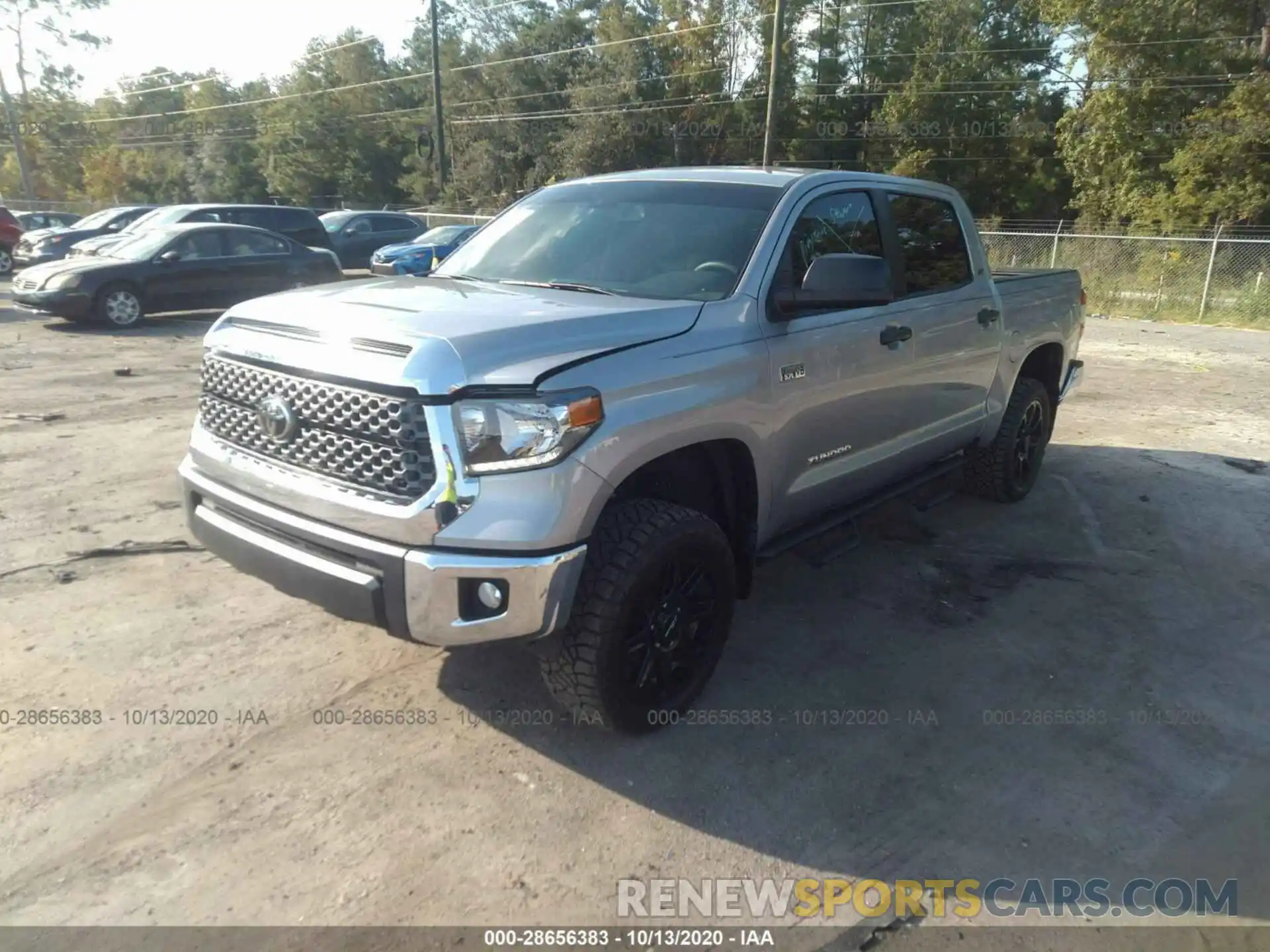 2 Photograph of a damaged car 5TFDY5F12LX943106 TOYOTA TUNDRA 4WD 2020