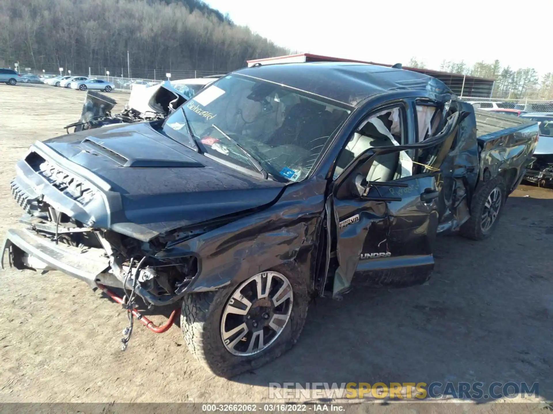 2 Photograph of a damaged car 5TFDY5F13LX882784 TOYOTA TUNDRA 4WD 2020