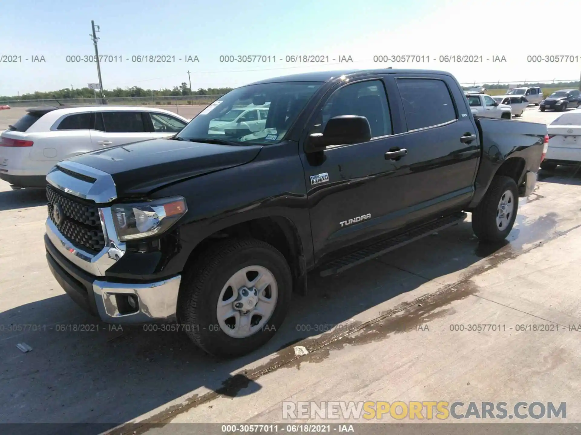 2 Photograph of a damaged car 5TFDY5F13LX887578 TOYOTA TUNDRA 4WD 2020