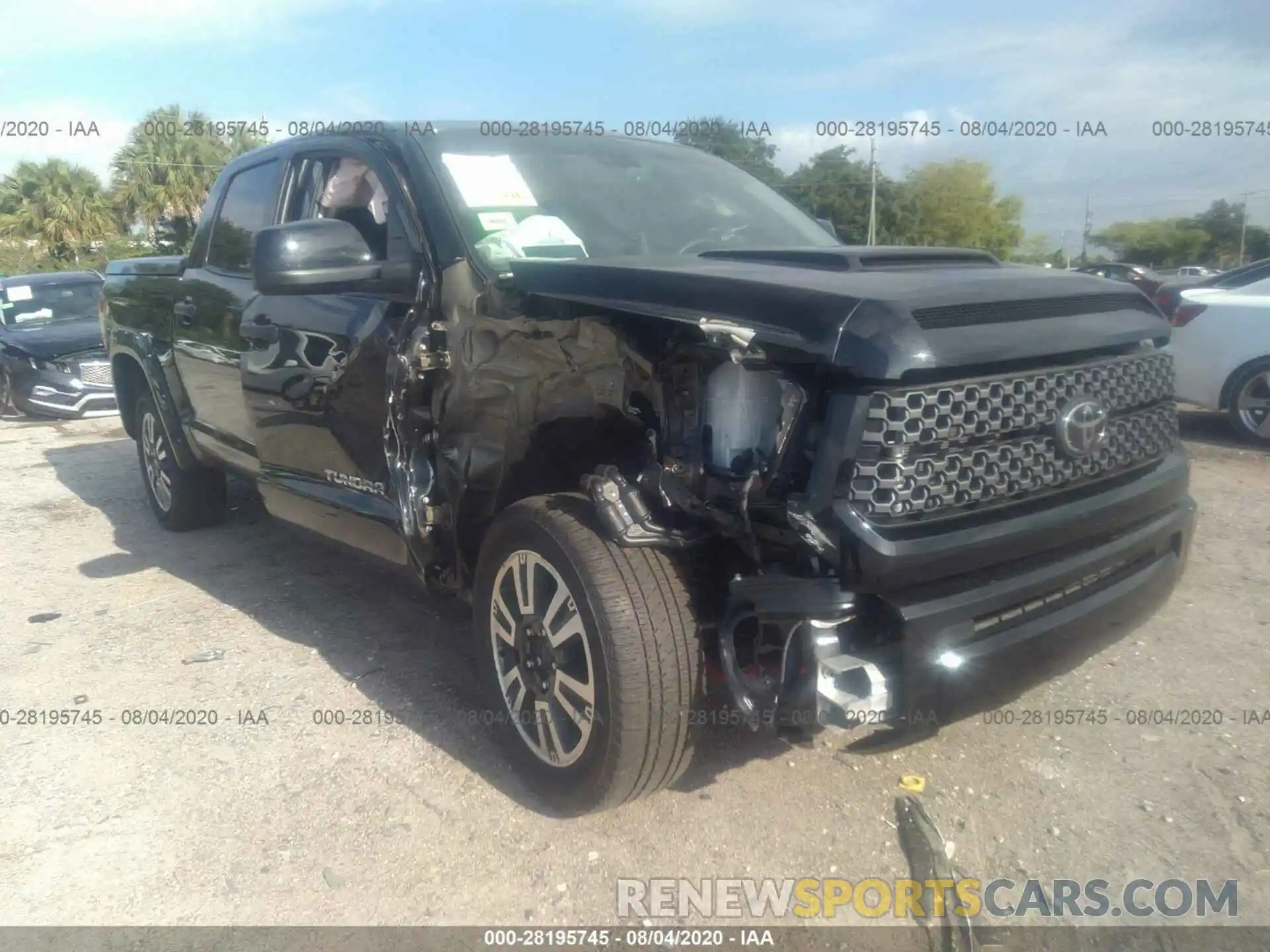 1 Photograph of a damaged car 5TFDY5F13LX891257 TOYOTA TUNDRA 4WD 2020