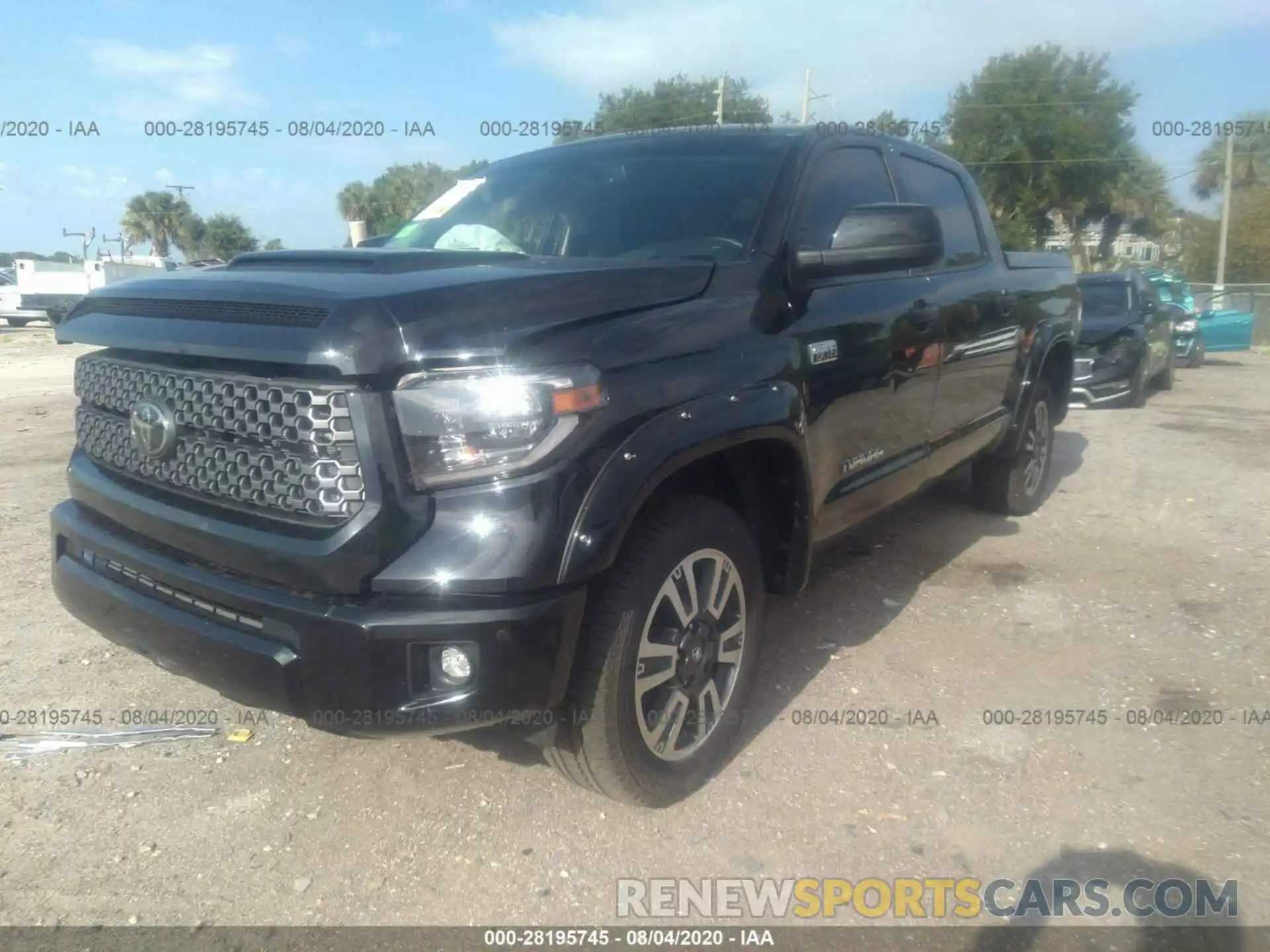 2 Photograph of a damaged car 5TFDY5F13LX891257 TOYOTA TUNDRA 4WD 2020