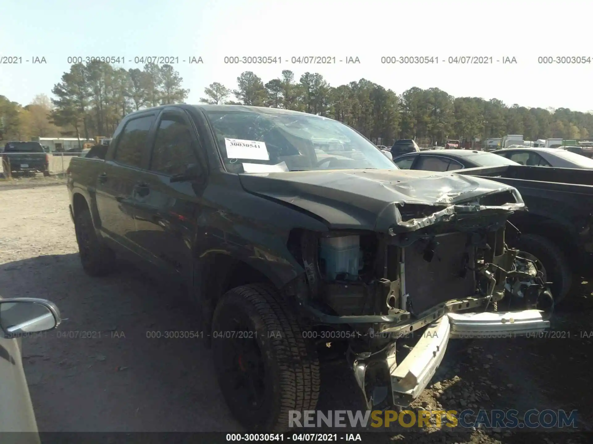 1 Photograph of a damaged car 5TFDY5F13LX892618 TOYOTA TUNDRA 4WD 2020