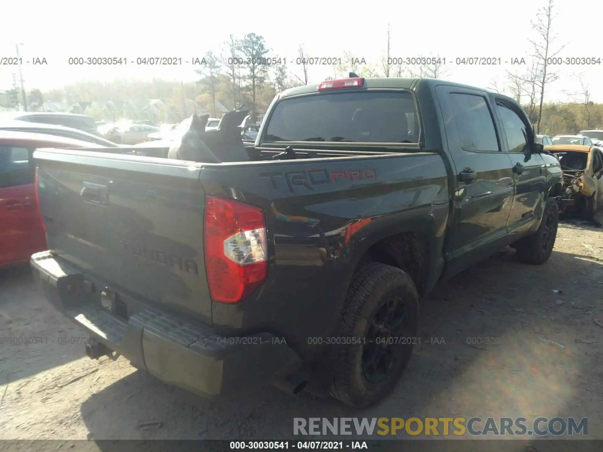 4 Фотография поврежденного автомобиля 5TFDY5F13LX892618 TOYOTA TUNDRA 4WD 2020