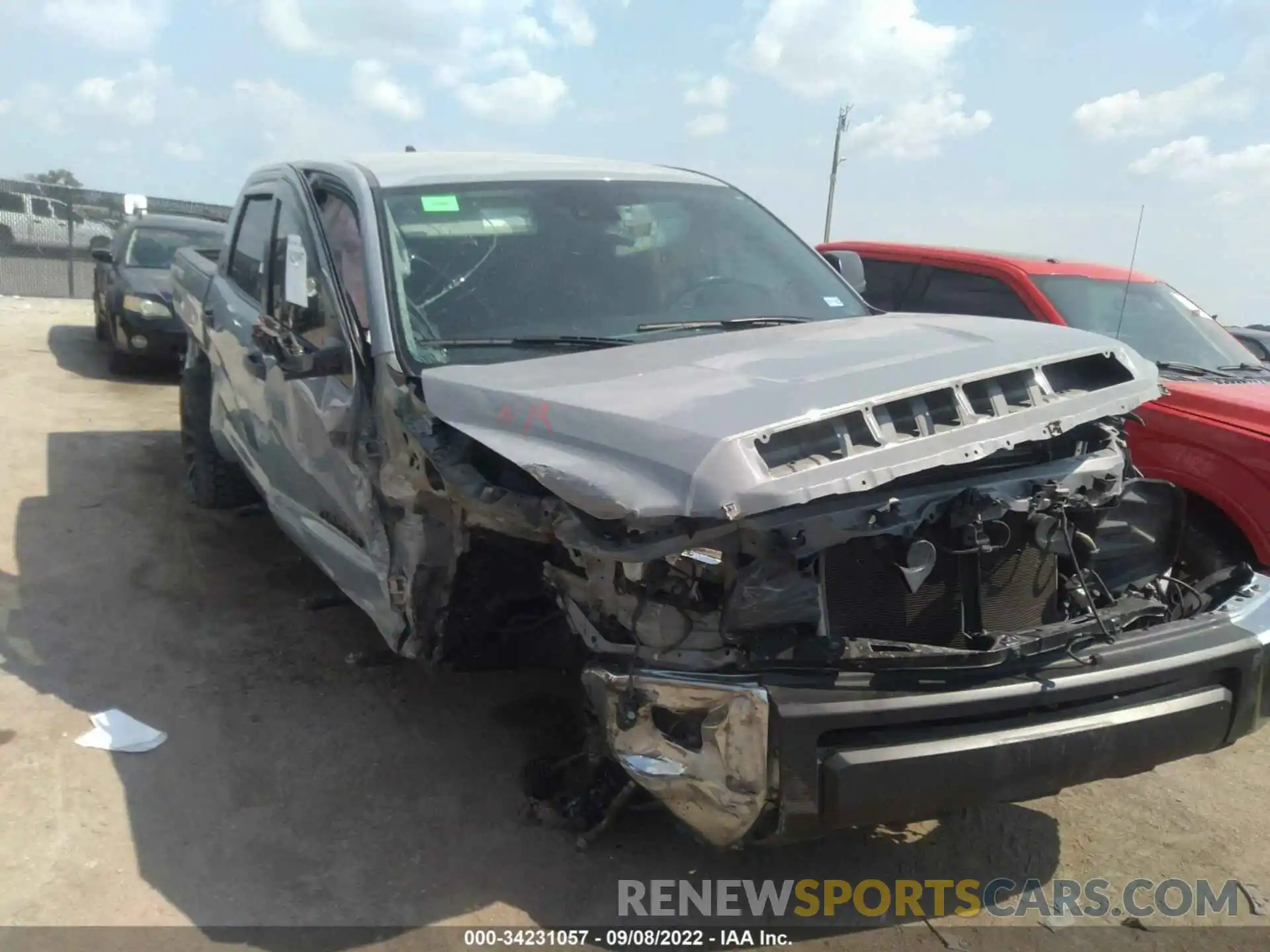 1 Photograph of a damaged car 5TFDY5F13LX898709 TOYOTA TUNDRA 4WD 2020