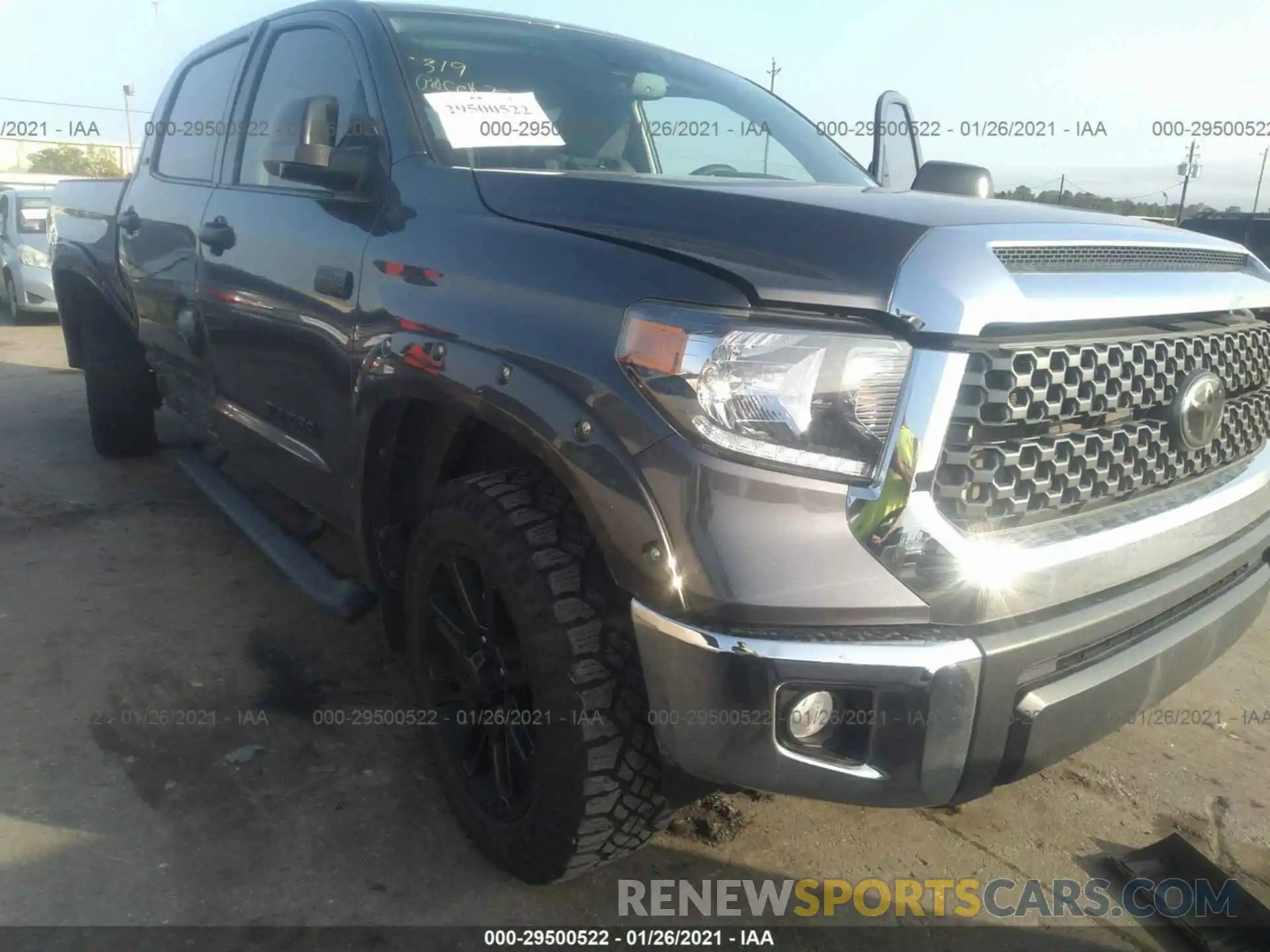 1 Photograph of a damaged car 5TFDY5F13LX919574 TOYOTA TUNDRA 4WD 2020