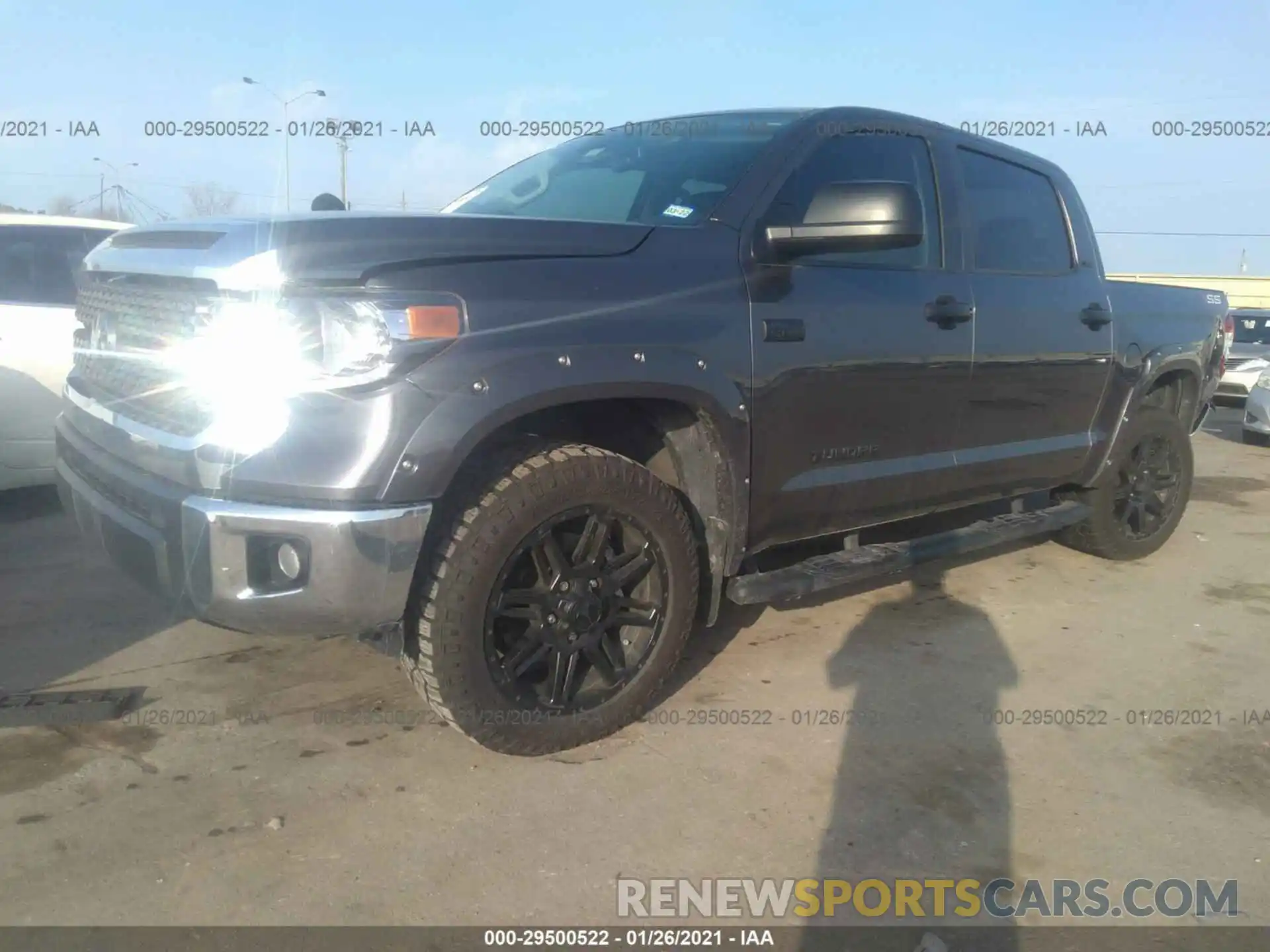 2 Photograph of a damaged car 5TFDY5F13LX919574 TOYOTA TUNDRA 4WD 2020