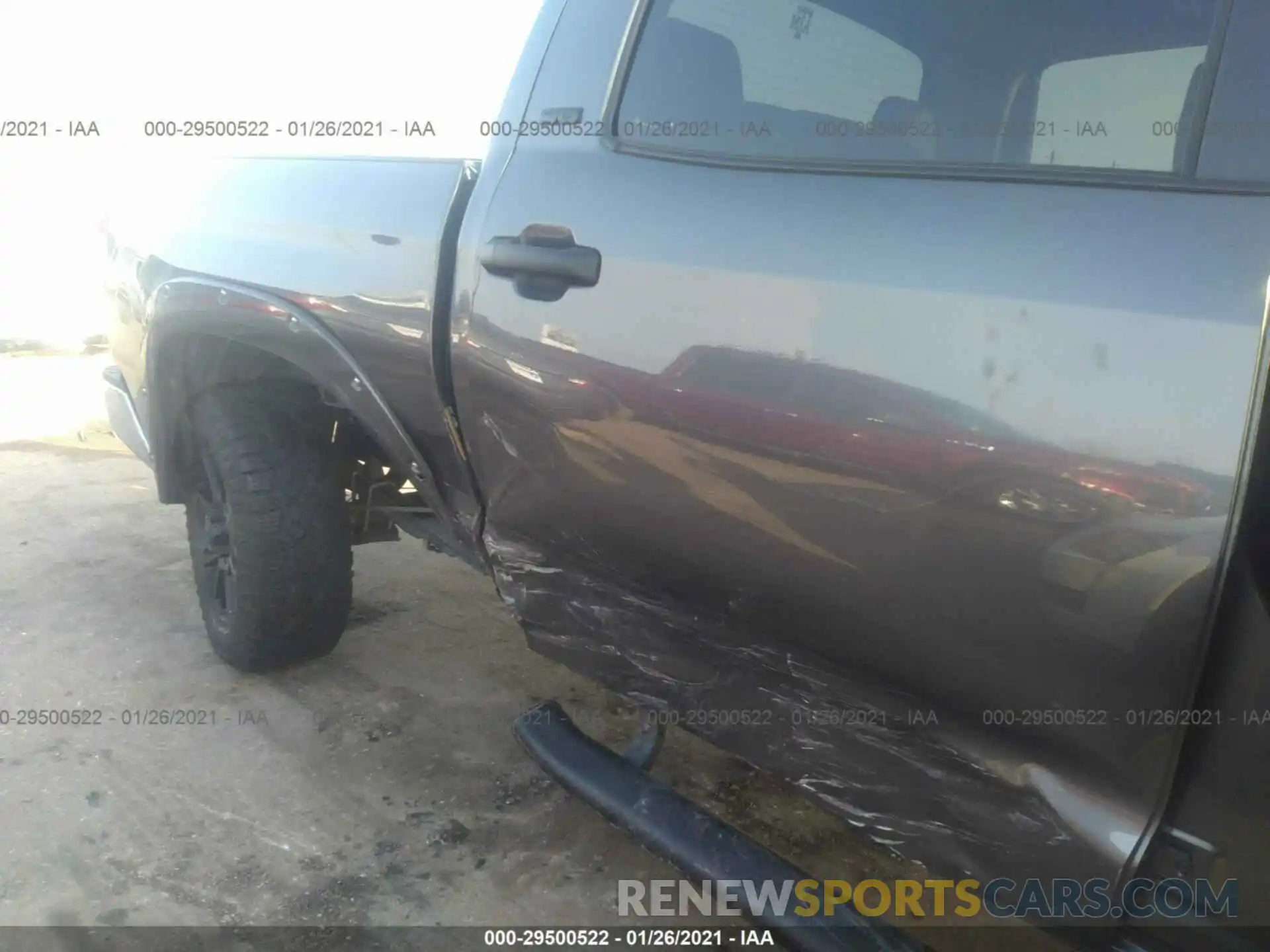 6 Photograph of a damaged car 5TFDY5F13LX919574 TOYOTA TUNDRA 4WD 2020