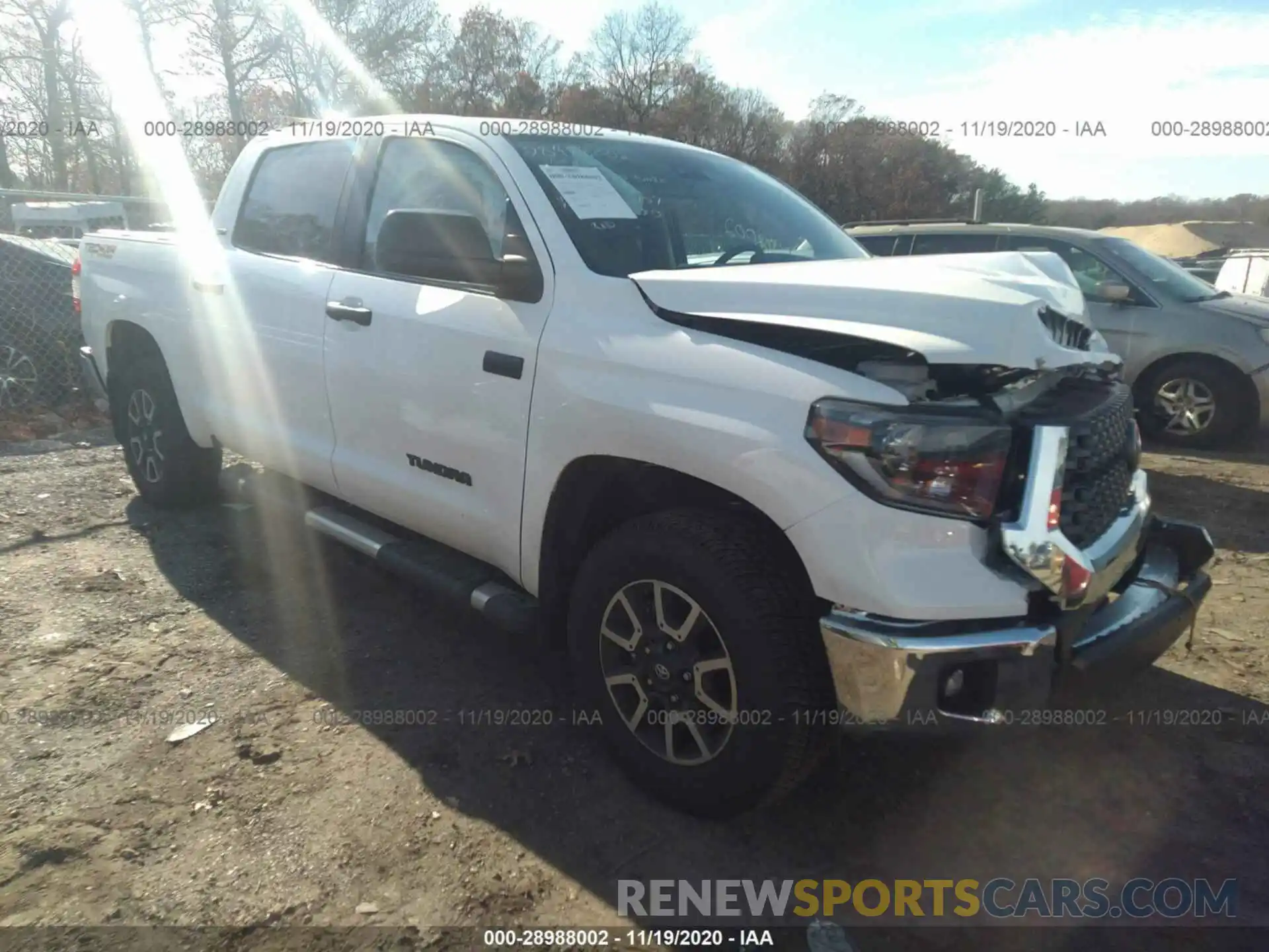 1 Photograph of a damaged car 5TFDY5F13LX940232 TOYOTA TUNDRA 4WD 2020