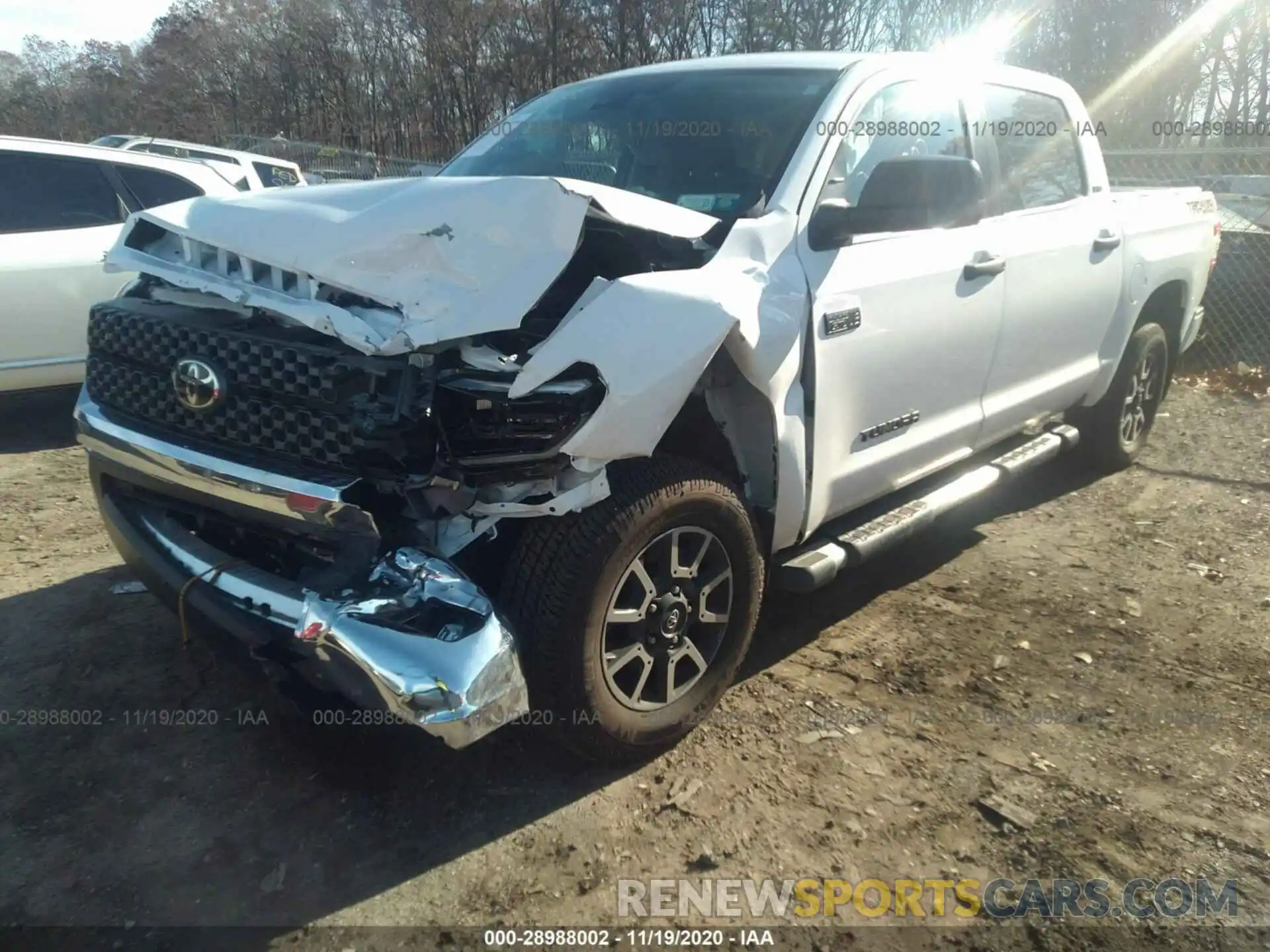 2 Photograph of a damaged car 5TFDY5F13LX940232 TOYOTA TUNDRA 4WD 2020