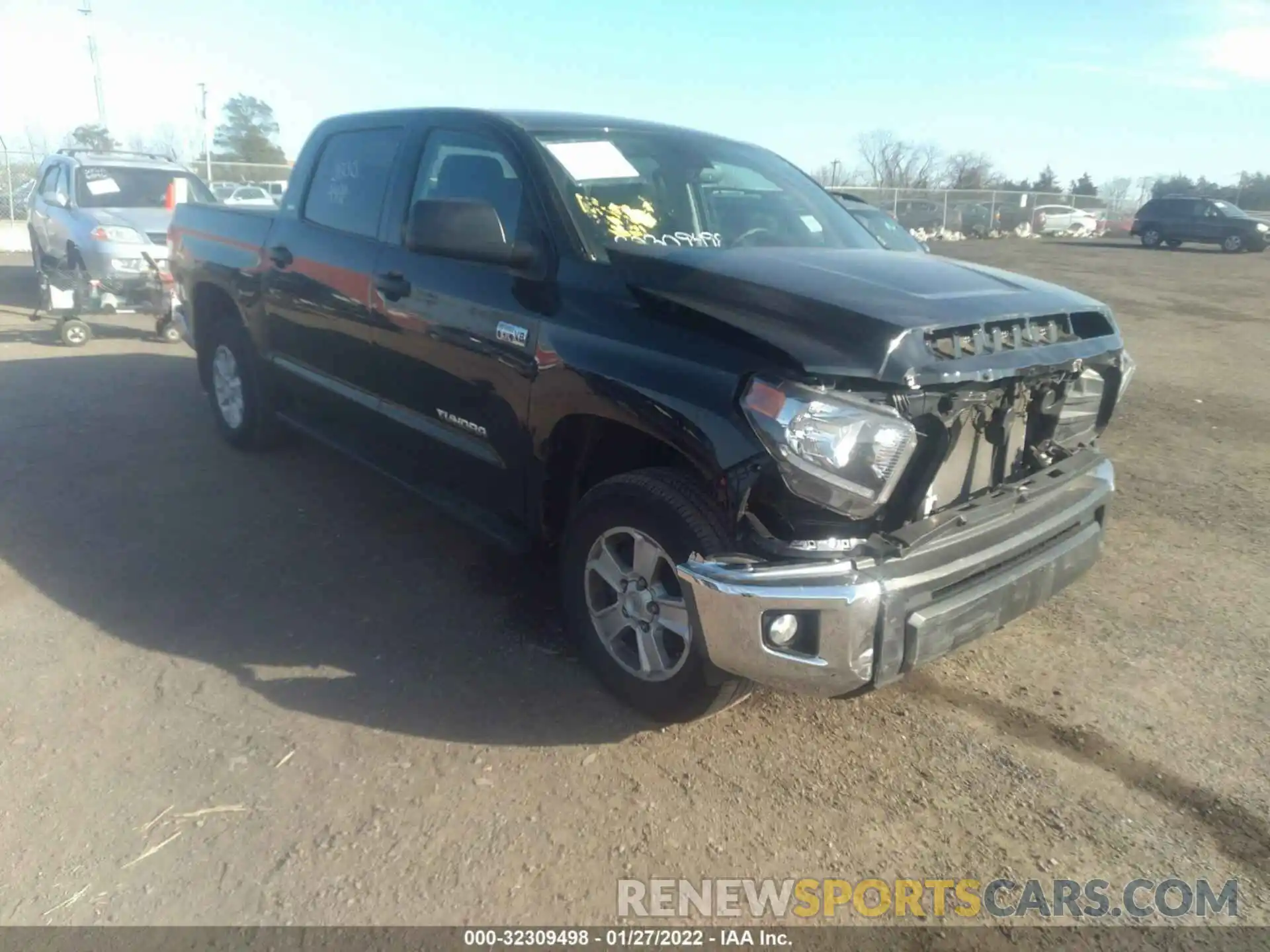 1 Photograph of a damaged car 5TFDY5F13LX941851 TOYOTA TUNDRA 4WD 2020