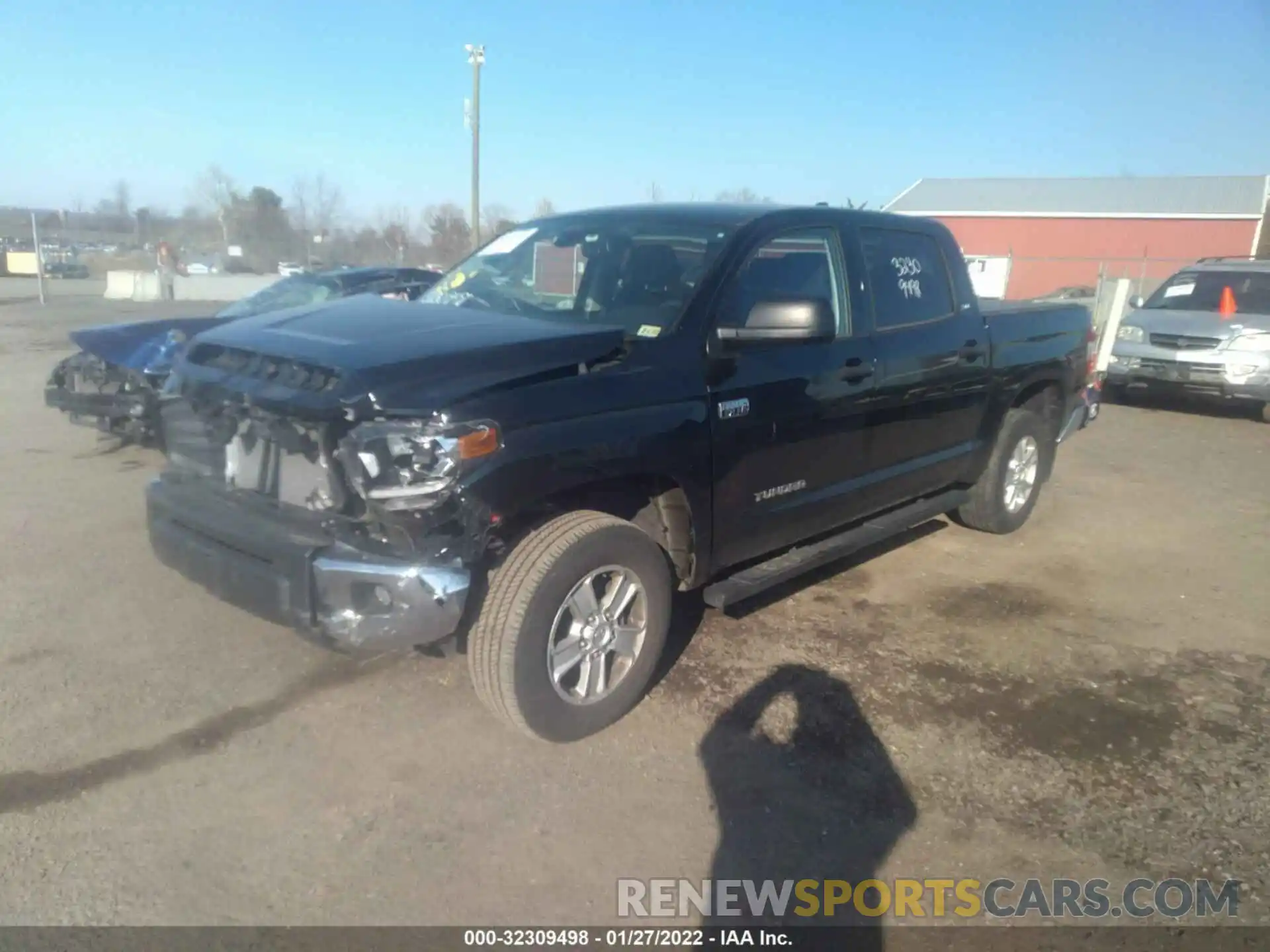 2 Photograph of a damaged car 5TFDY5F13LX941851 TOYOTA TUNDRA 4WD 2020