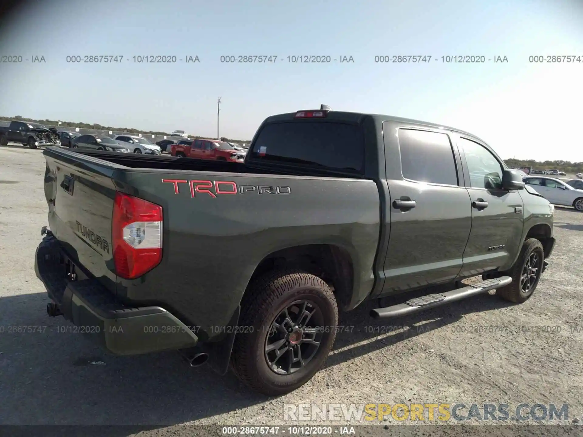 4 Фотография поврежденного автомобиля 5TFDY5F13LX949609 TOYOTA TUNDRA 4WD 2020