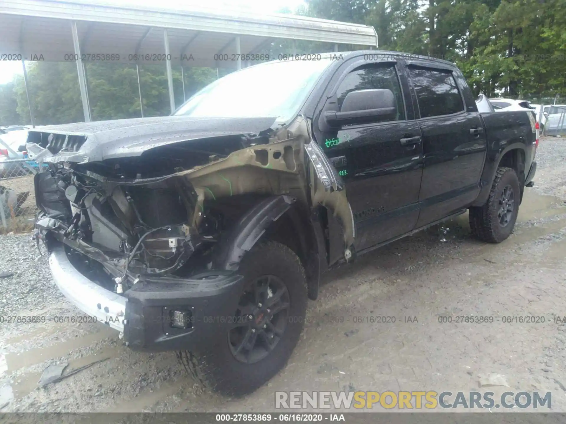 2 Photograph of a damaged car 5TFDY5F14LX896290 TOYOTA TUNDRA 4WD 2020