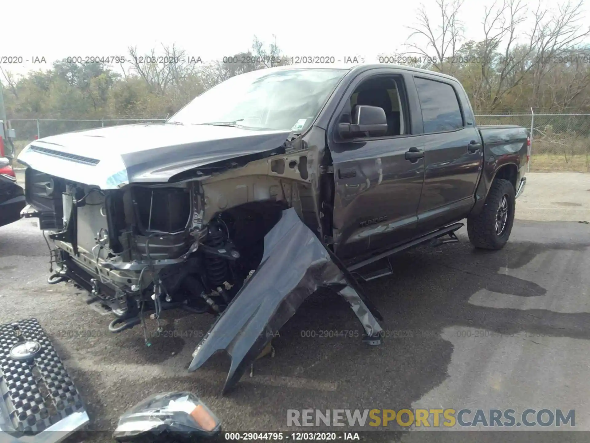 2 Photograph of a damaged car 5TFDY5F14LX902167 TOYOTA TUNDRA 4WD 2020