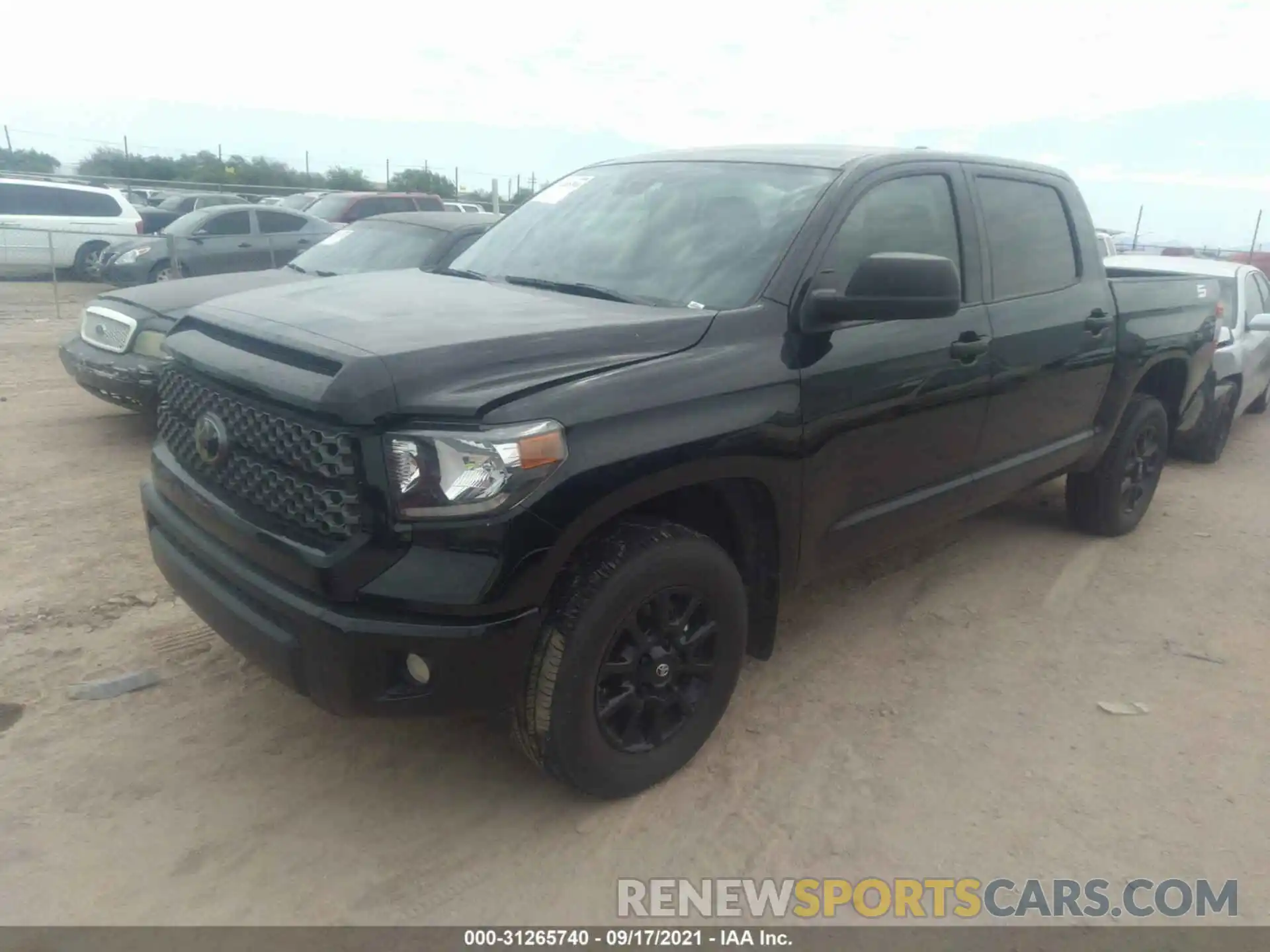 2 Photograph of a damaged car 5TFDY5F14LX927019 TOYOTA TUNDRA 4WD 2020