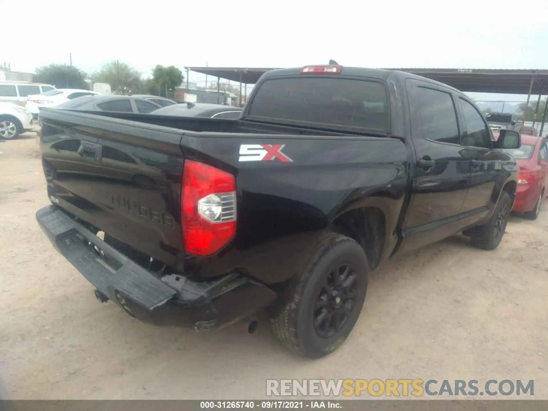 4 Photograph of a damaged car 5TFDY5F14LX927019 TOYOTA TUNDRA 4WD 2020