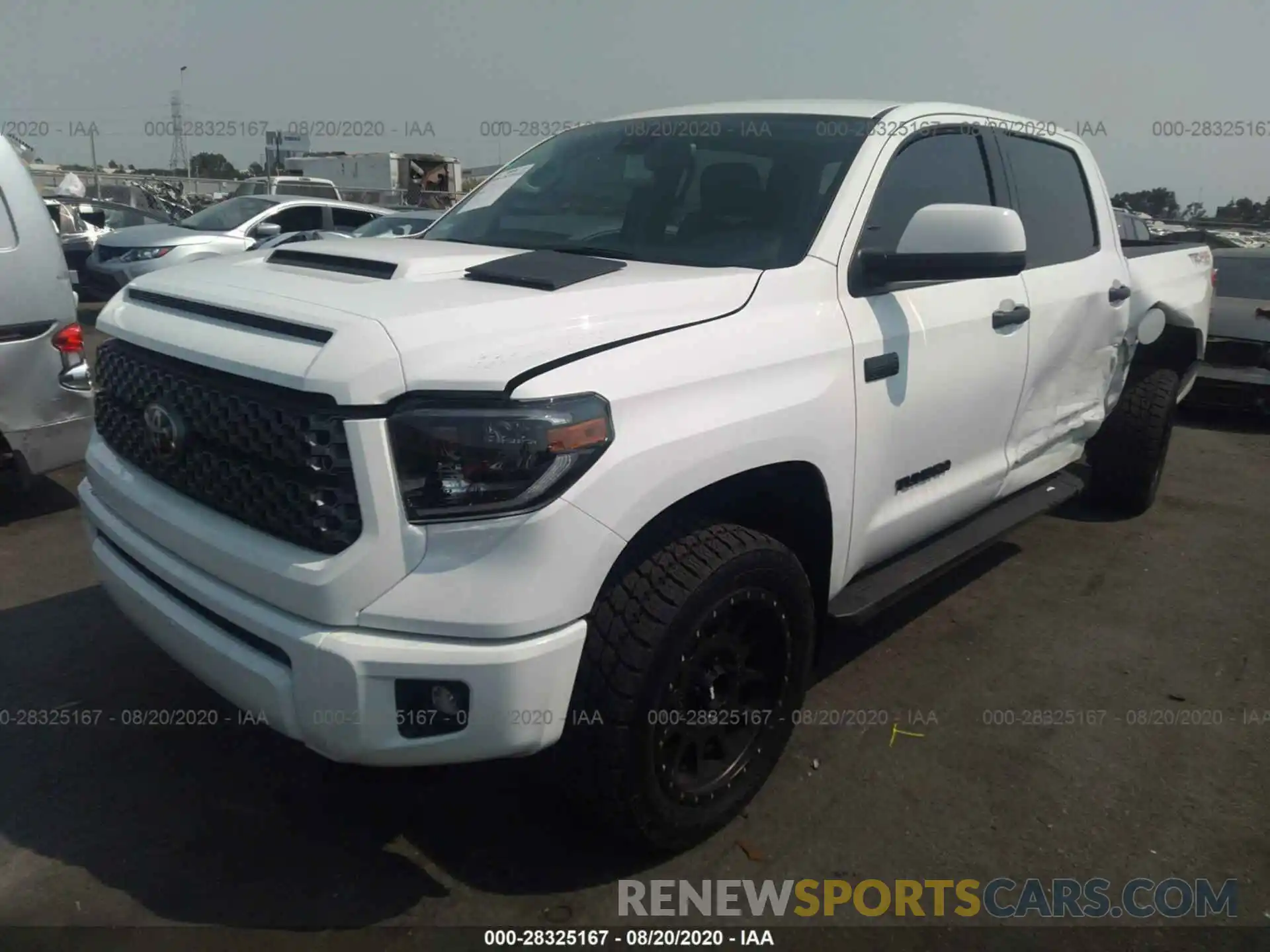 2 Photograph of a damaged car 5TFDY5F14LX936318 TOYOTA TUNDRA 4WD 2020